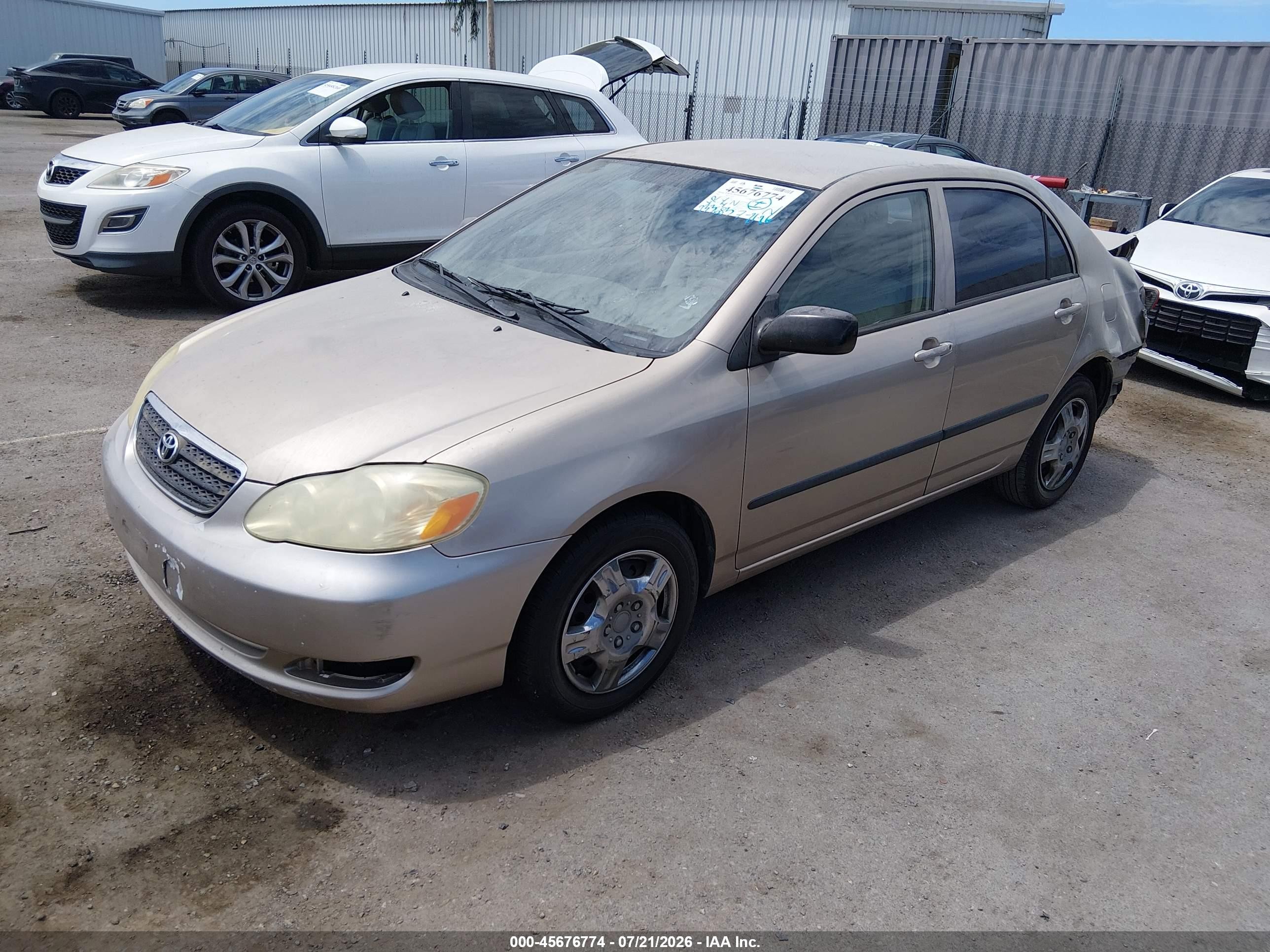 2005 Toyota Corolla Ce Champagne vin: 1NXBR32E25Z395481