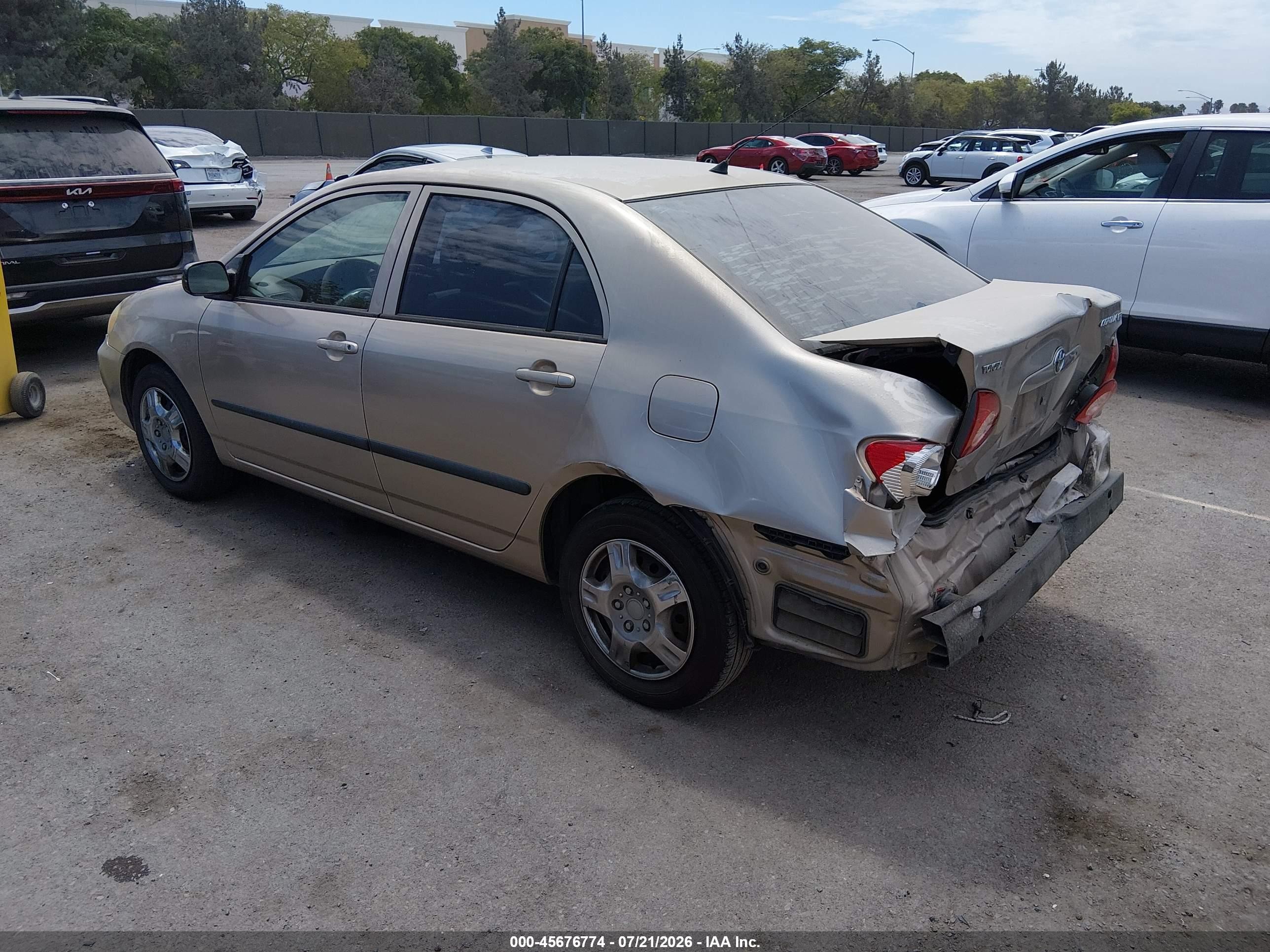 2005 Toyota Corolla Ce Champagne vin: 1NXBR32E25Z395481