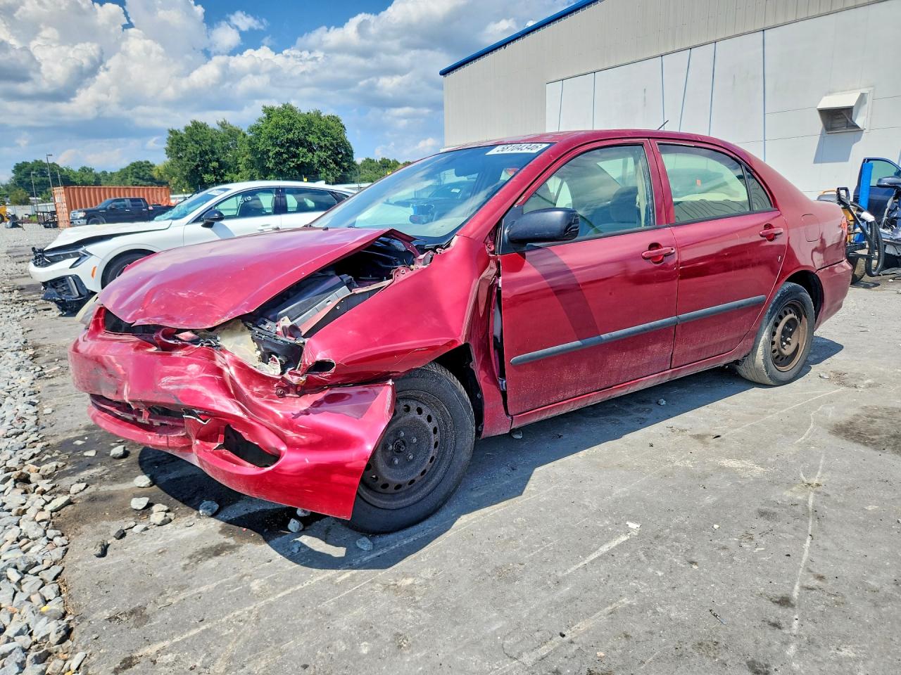2006 Toyota Corolla Ce Burgundy vin: 1NXBR32E26Z575285