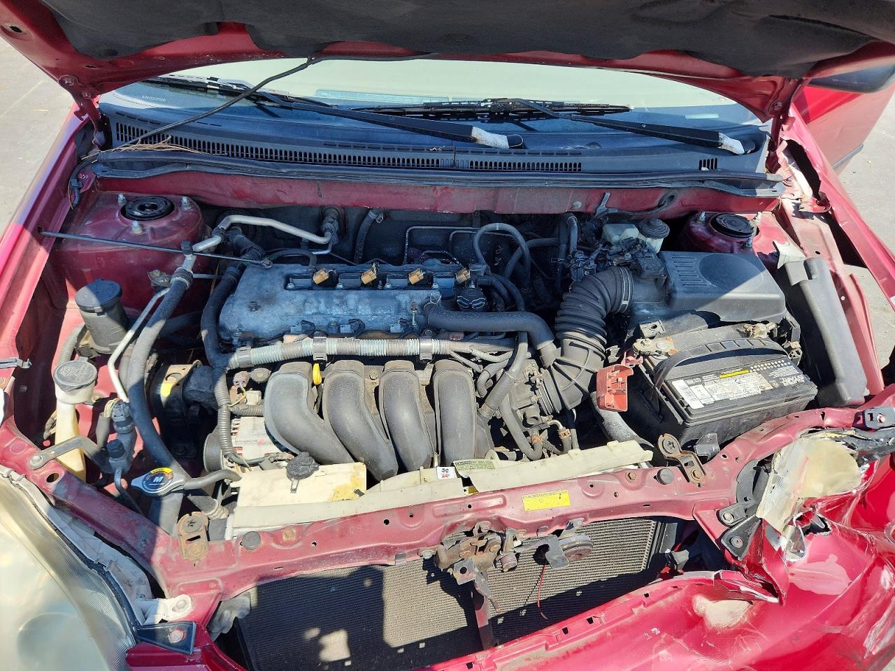2006 Toyota Corolla Ce Burgundy vin: 1NXBR32E26Z575285