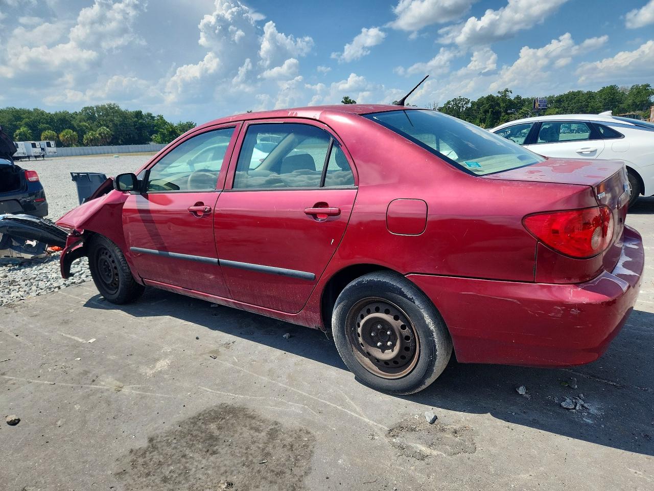 2006 Toyota Corolla Ce Burgundy vin: 1NXBR32E26Z575285