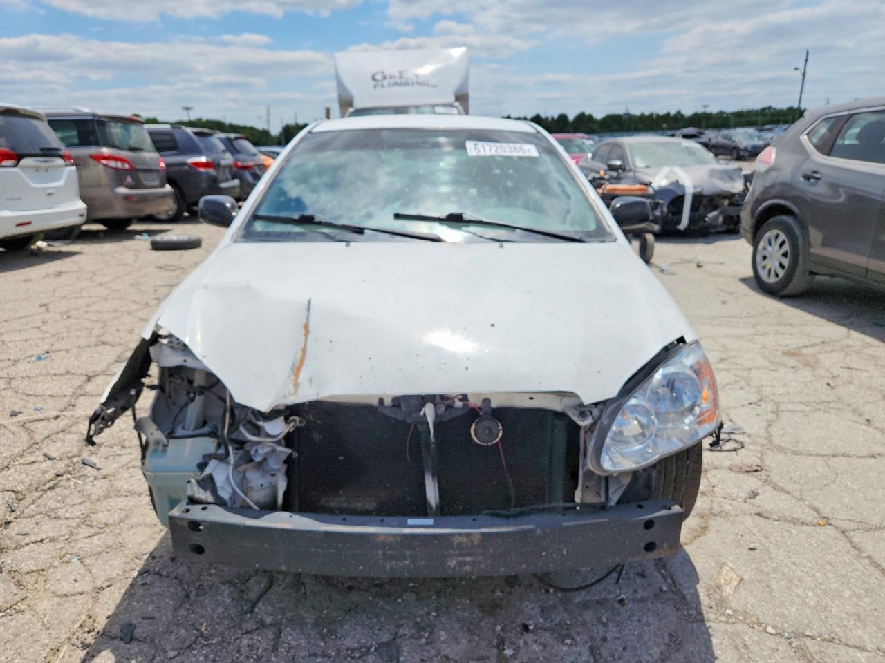 2006 Toyota Corolla Ce White vin: 1NXBR32E26Z638708