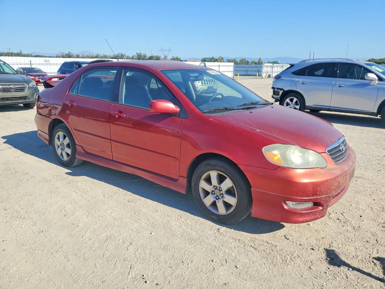 2006 Toyota Corolla S Red vin: 1NXBR32E26Z659431