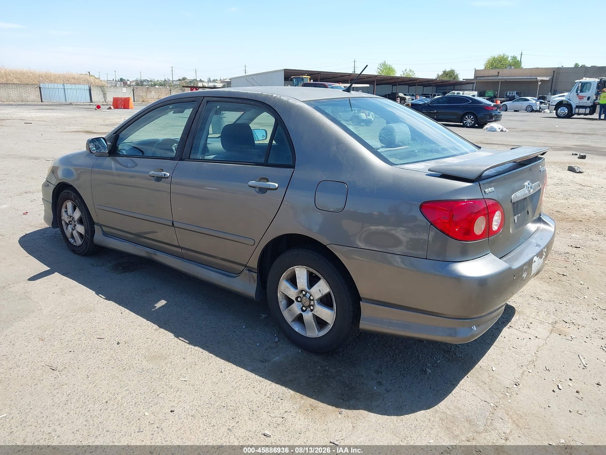 2006 Toyota Corolla S Серый vin: 1NXBR32E26Z673863