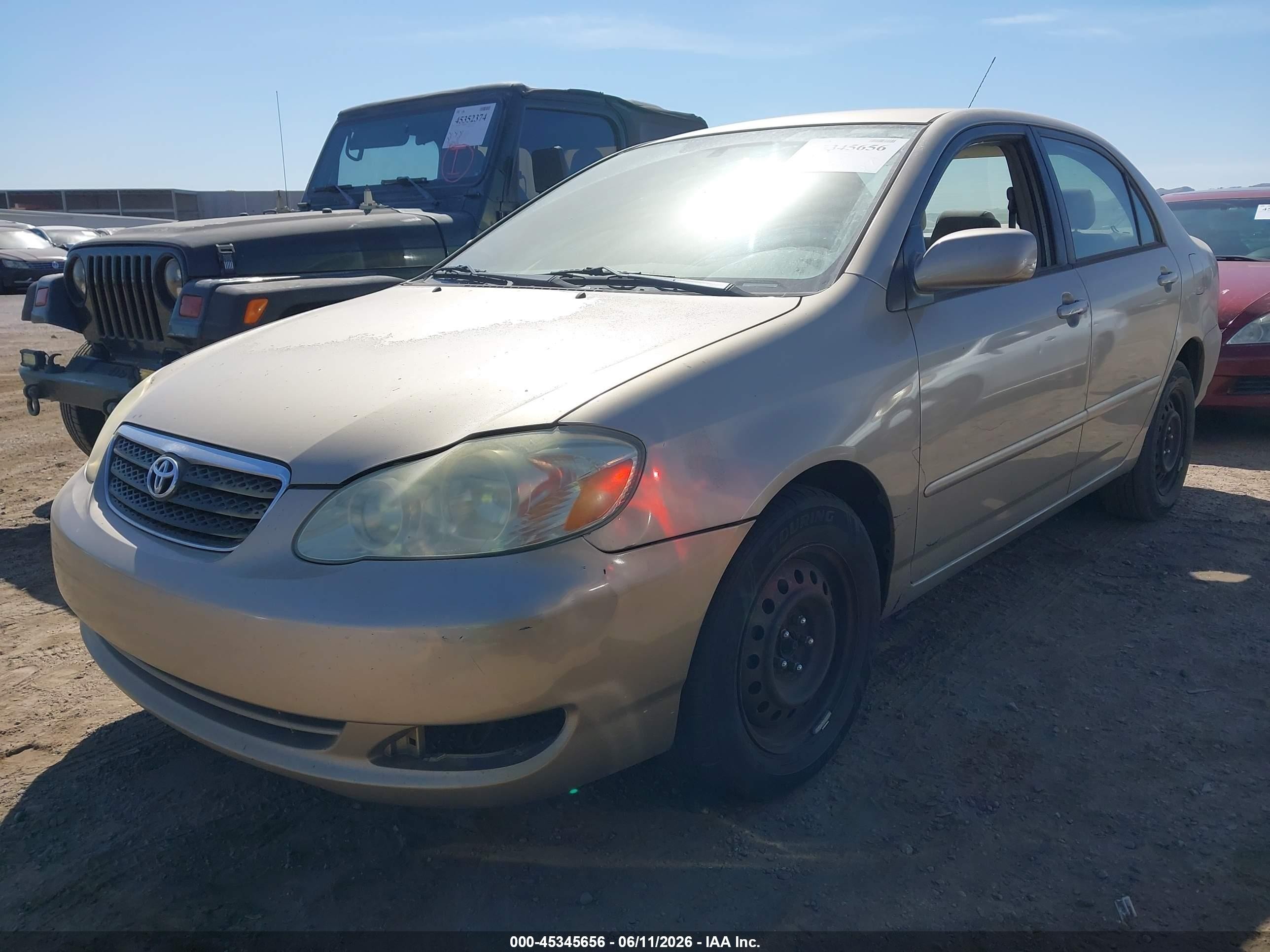 2006 Toyota Corolla Le Tan vin: 1NXBR32E26Z763515