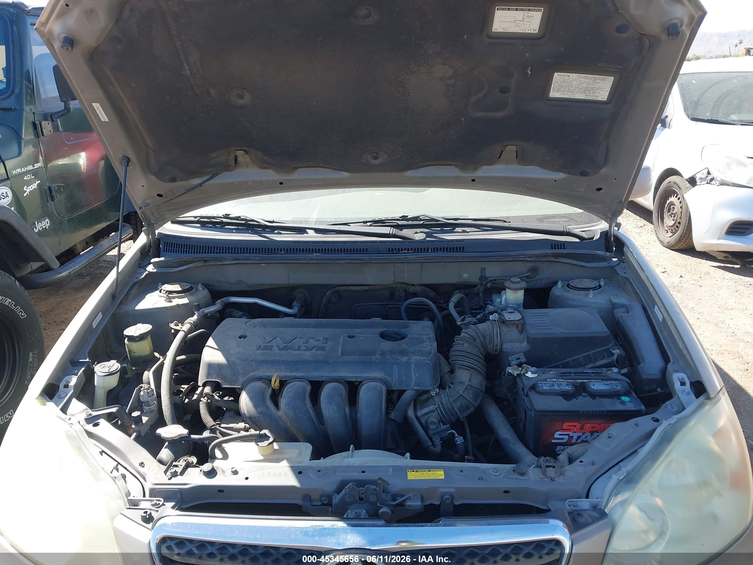 2006 Toyota Corolla Le Tan vin: 1NXBR32E26Z763515