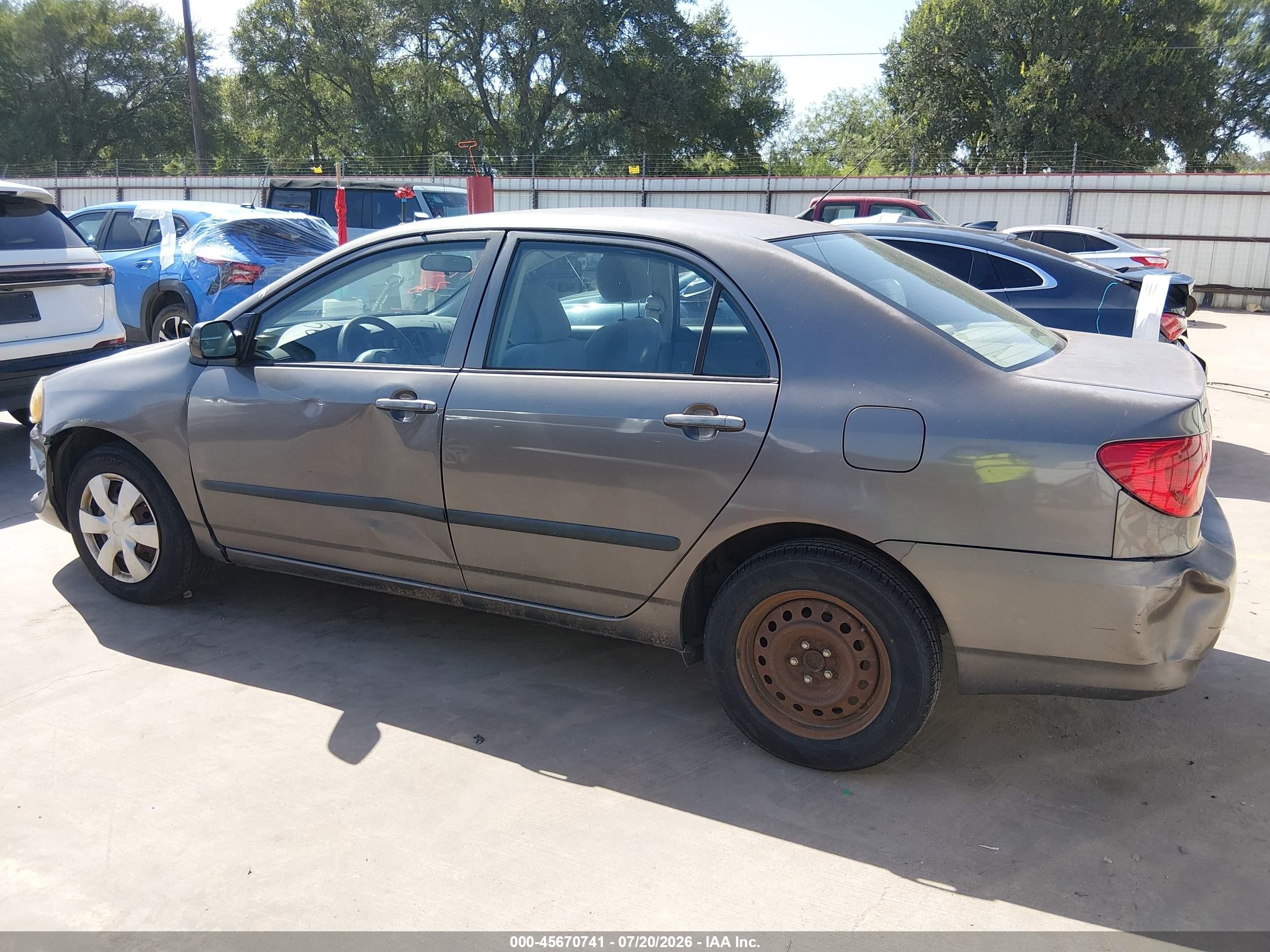 2007 Toyota Corolla Ce Dark Brown vin: 1NXBR32E27Z831295