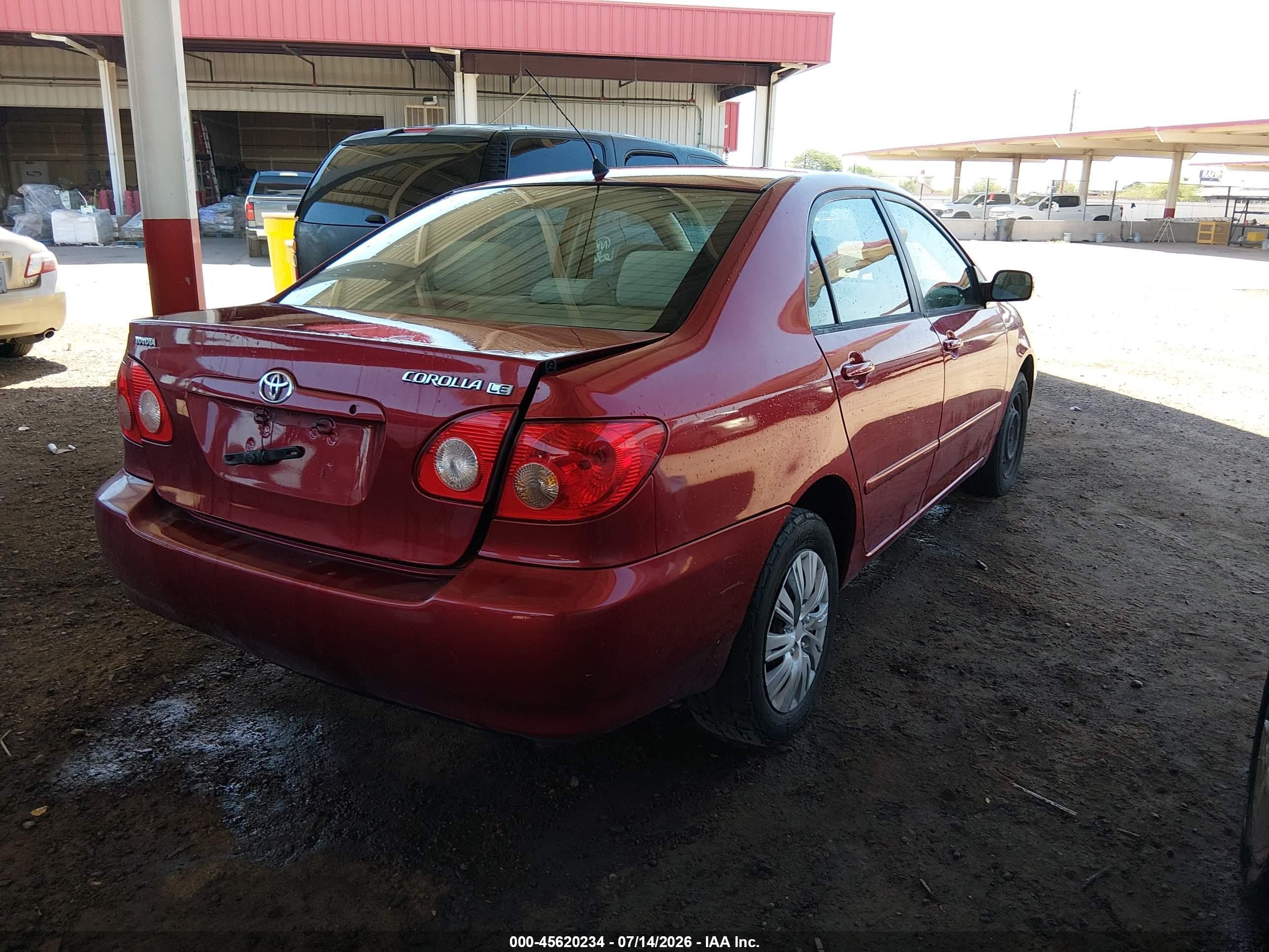 2007 Toyota Corolla S Бордовый vin: 1NXBR32E27Z878293