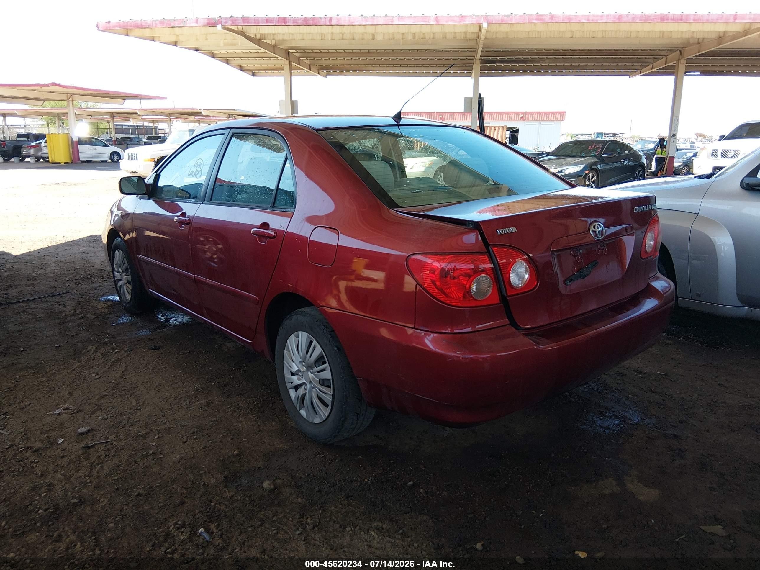 2007 Toyota Corolla S Бордовый vin: 1NXBR32E27Z878293