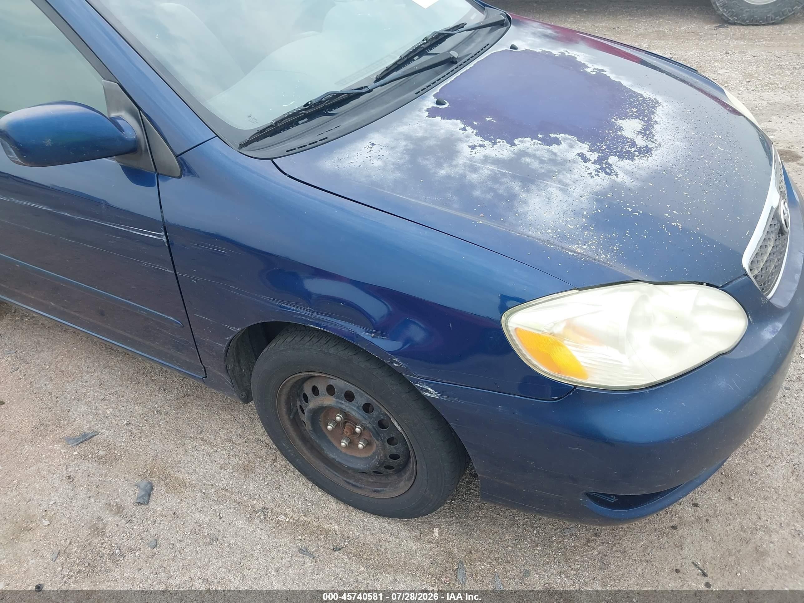 2007 Toyota Corolla Le Blue vin: 1NXBR32E27Z914662