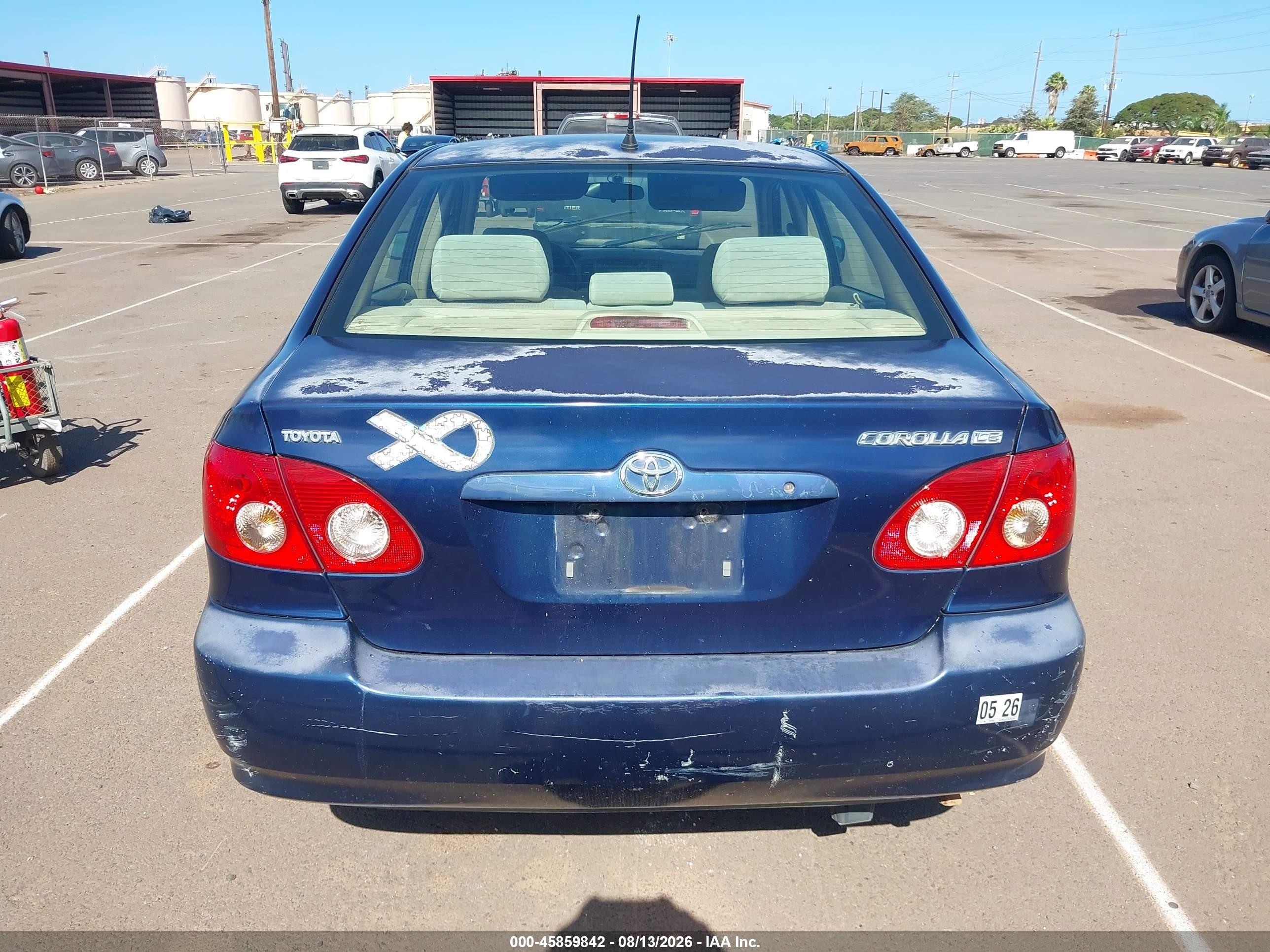 2008 Toyota Corolla Le Синий vin: 1NXBR32E28Z942947