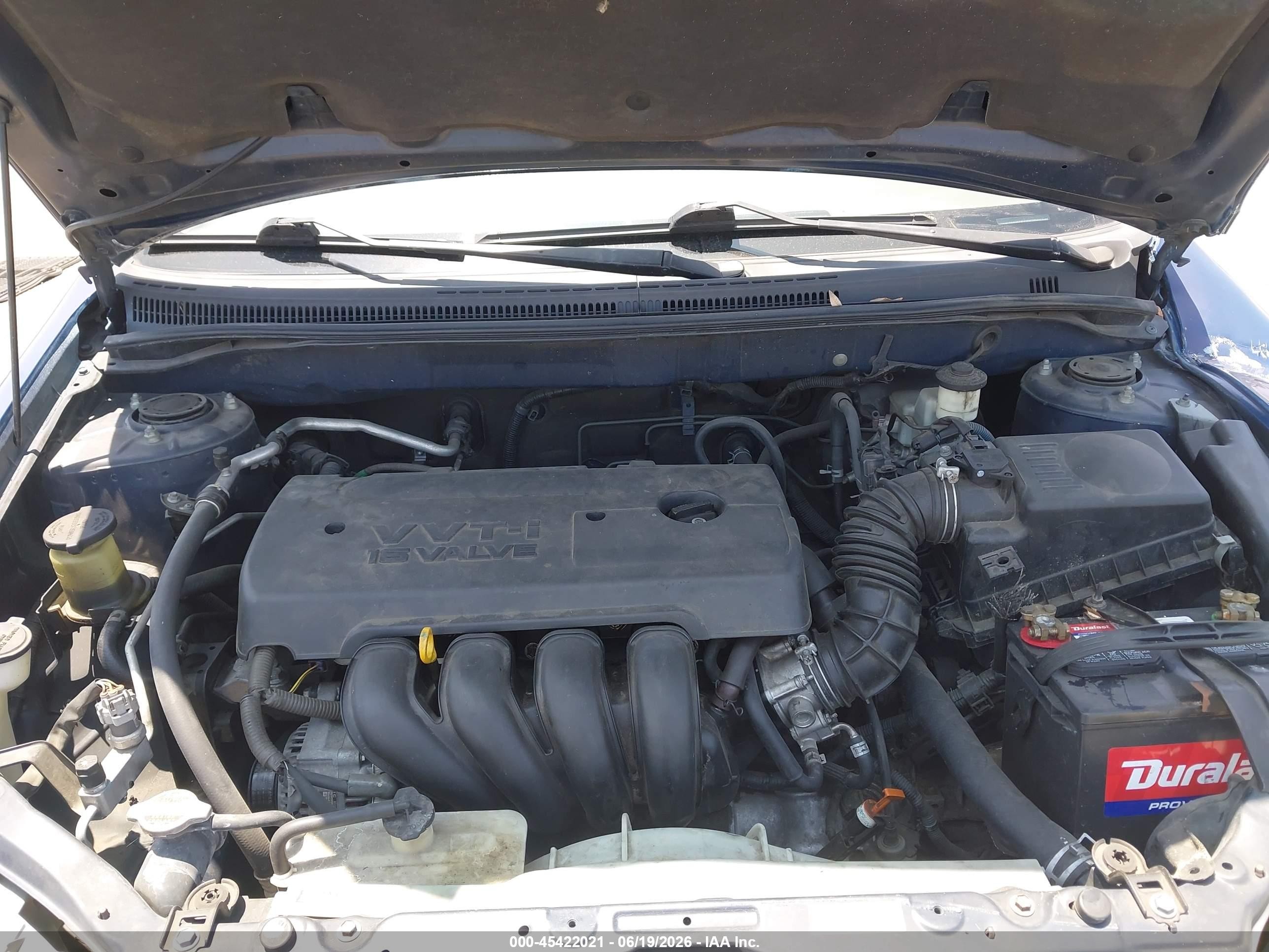 2008 Toyota Corolla Ce Blue vin: 1NXBR32E28Z945167