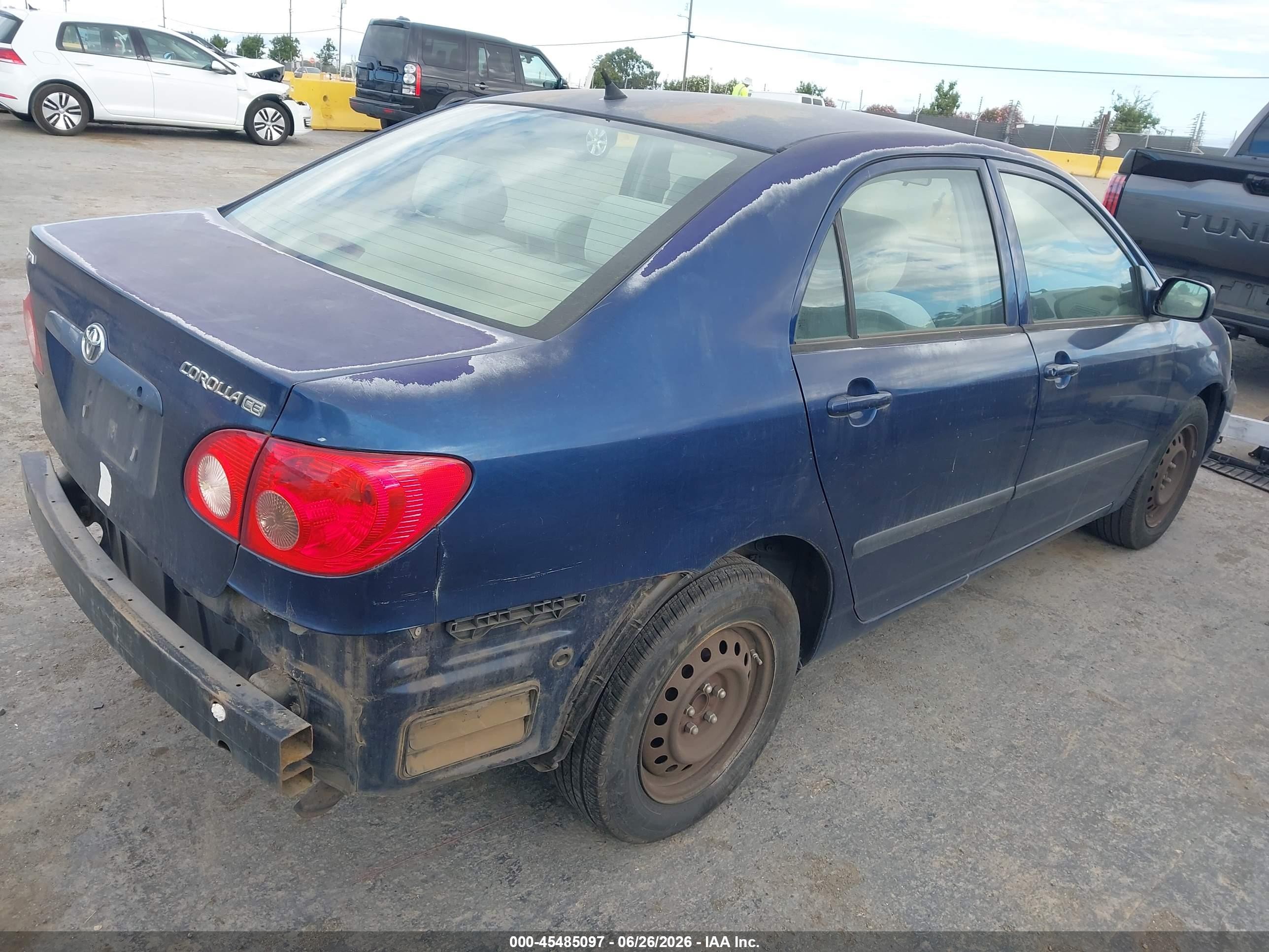 2008 Toyota Corolla Ce Синий vin: 1NXBR32E28Z956069