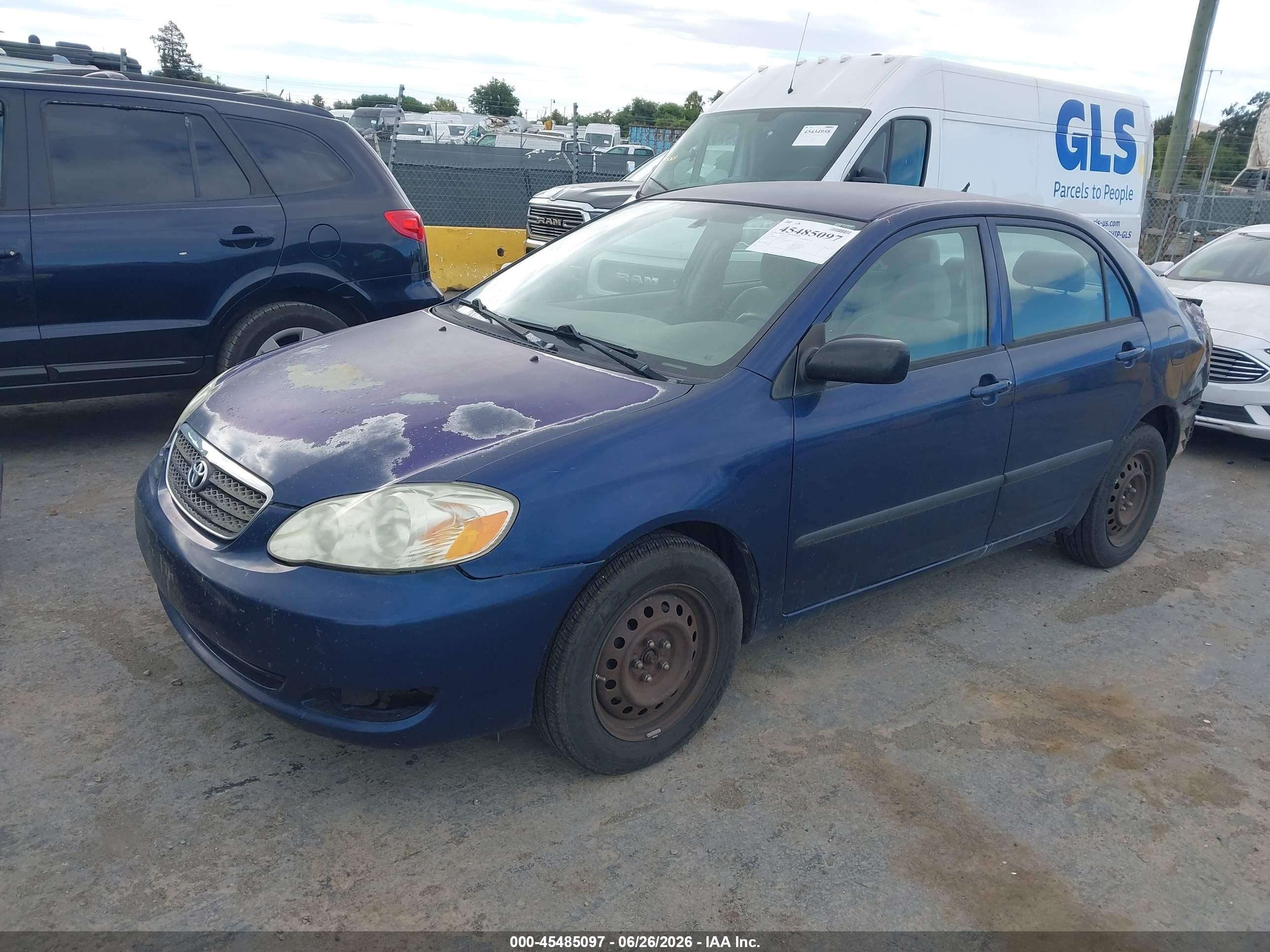 2008 Toyota Corolla Ce Синий vin: 1NXBR32E28Z956069