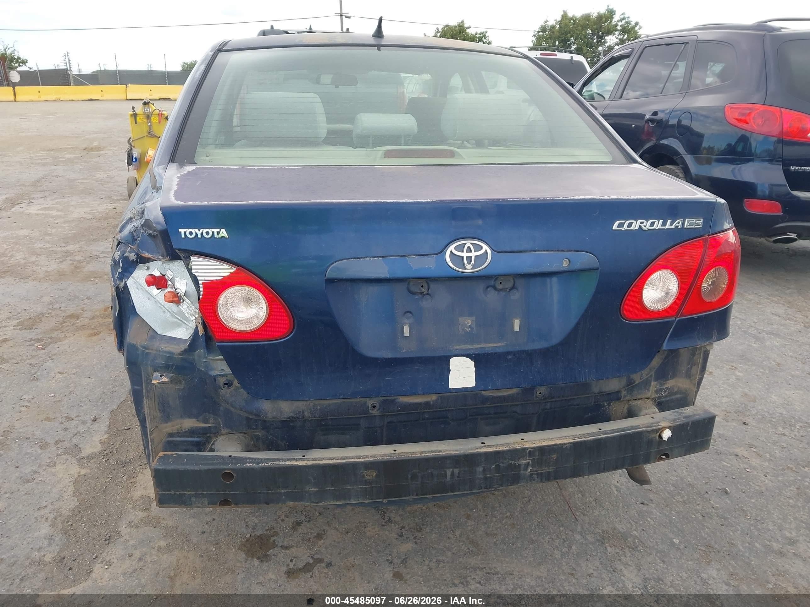 2008 Toyota Corolla Ce Синий vin: 1NXBR32E28Z956069