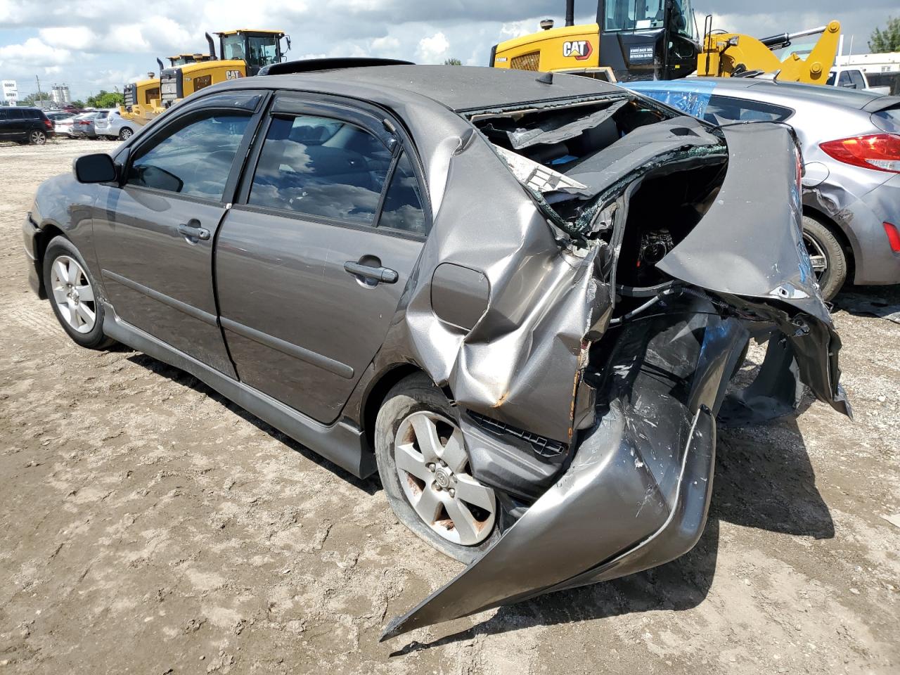 2008 Toyota Corolla Серый vin: 1NXBR32E28Z997477