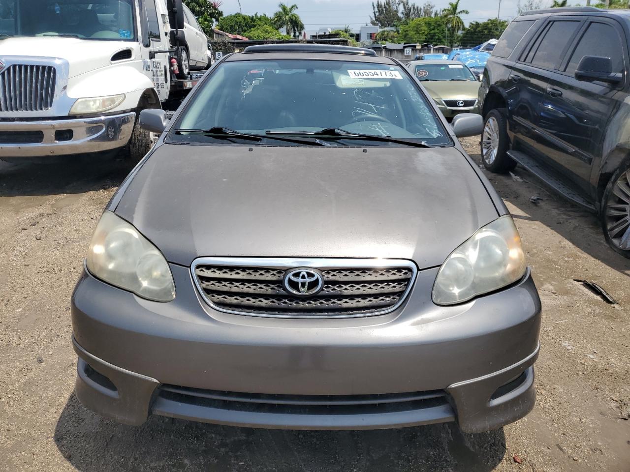 2008 Toyota Corolla Серый vin: 1NXBR32E28Z997477