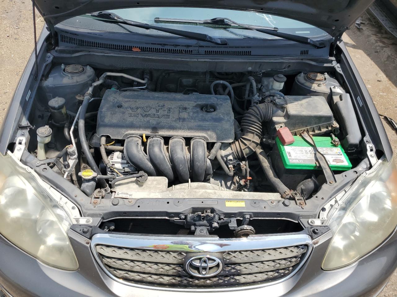 2008 Toyota Corolla Серый vin: 1NXBR32E28Z997477