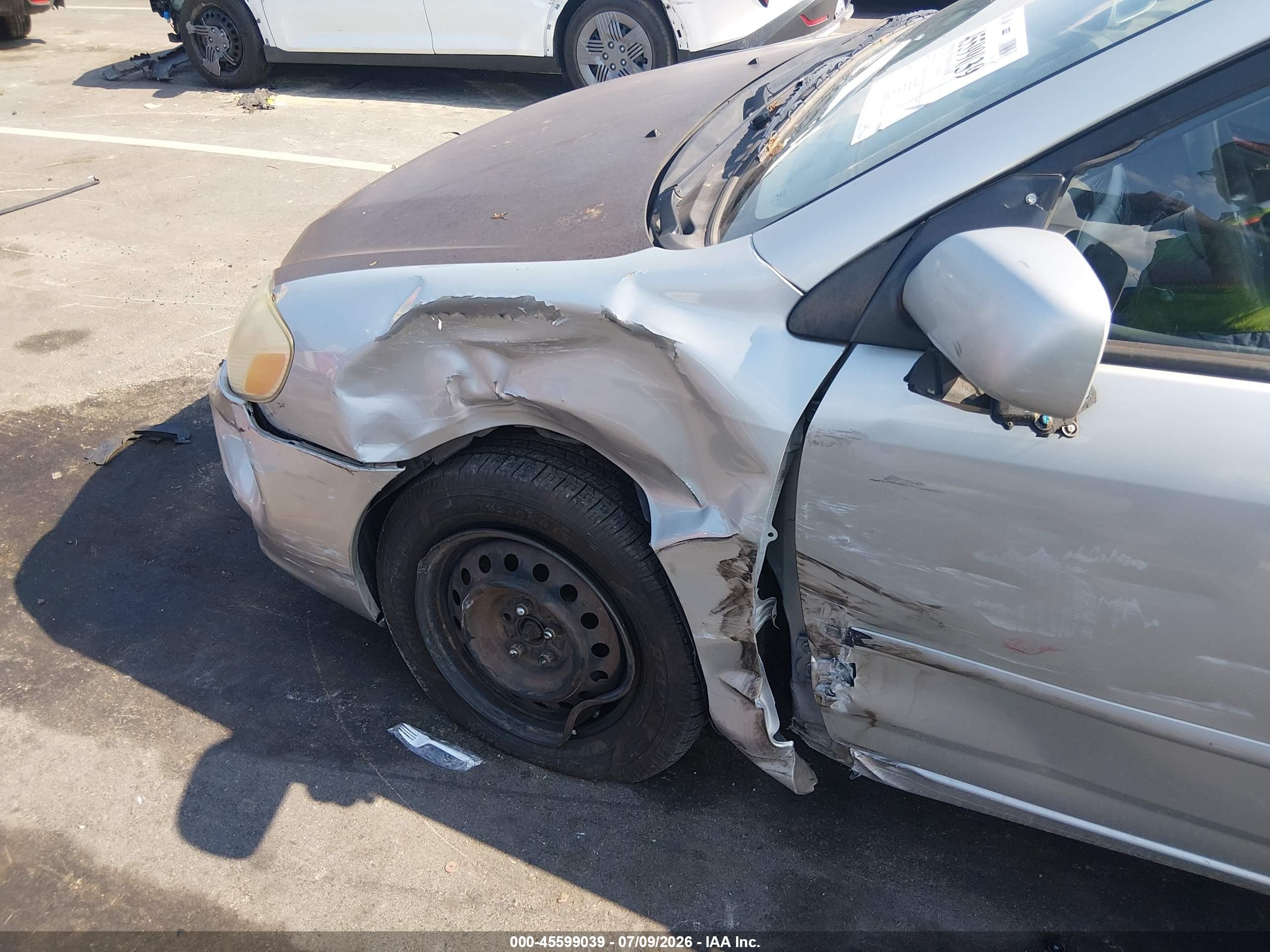 2004 Toyota Corolla Le Silver vin: 1NXBR32E34Z268947