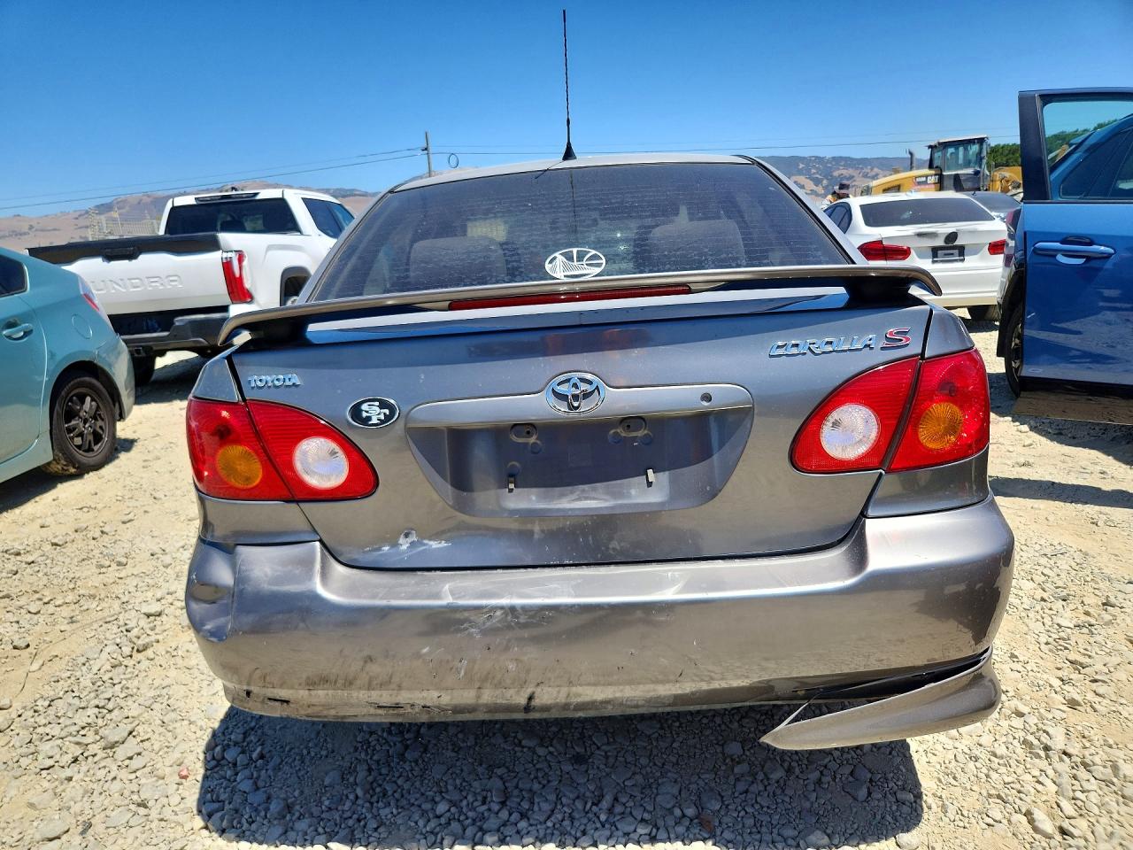 2004 Toyota Corolla S Gray vin: 1NXBR32E34Z289281