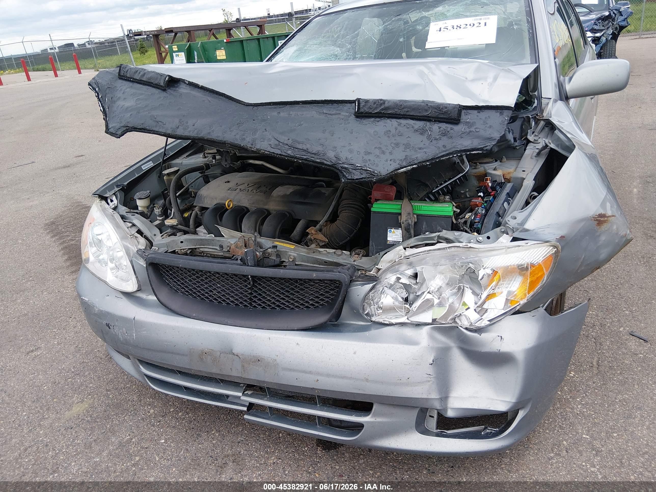 2004 Toyota Corolla Le Gray vin: 1NXBR32E34Z334476