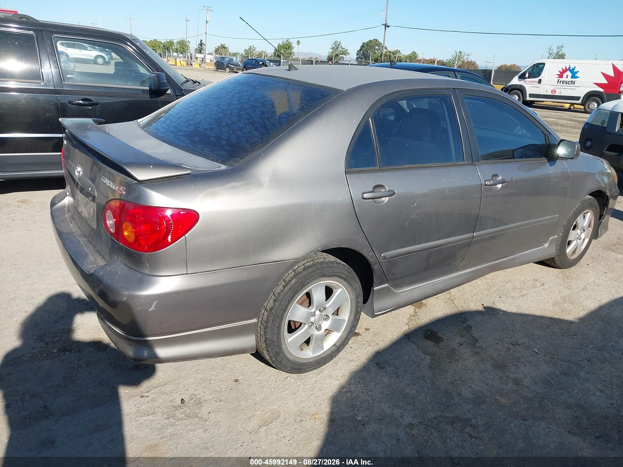 2004 Toyota Corolla S Gray vin: 1NXBR32E34Z336311