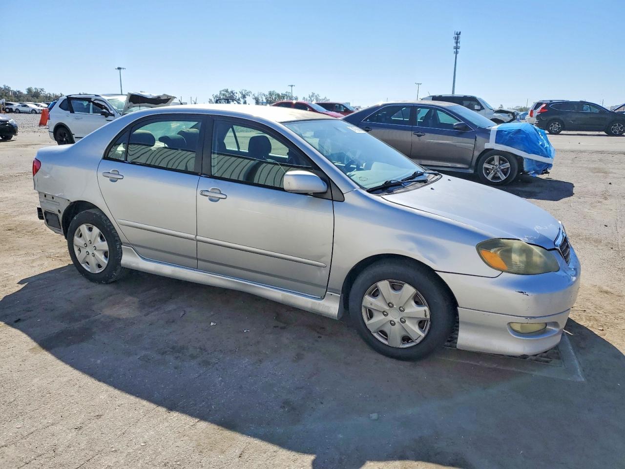 2005 Toyota Corolla S Silver vin: 1NXBR32E35Z344698