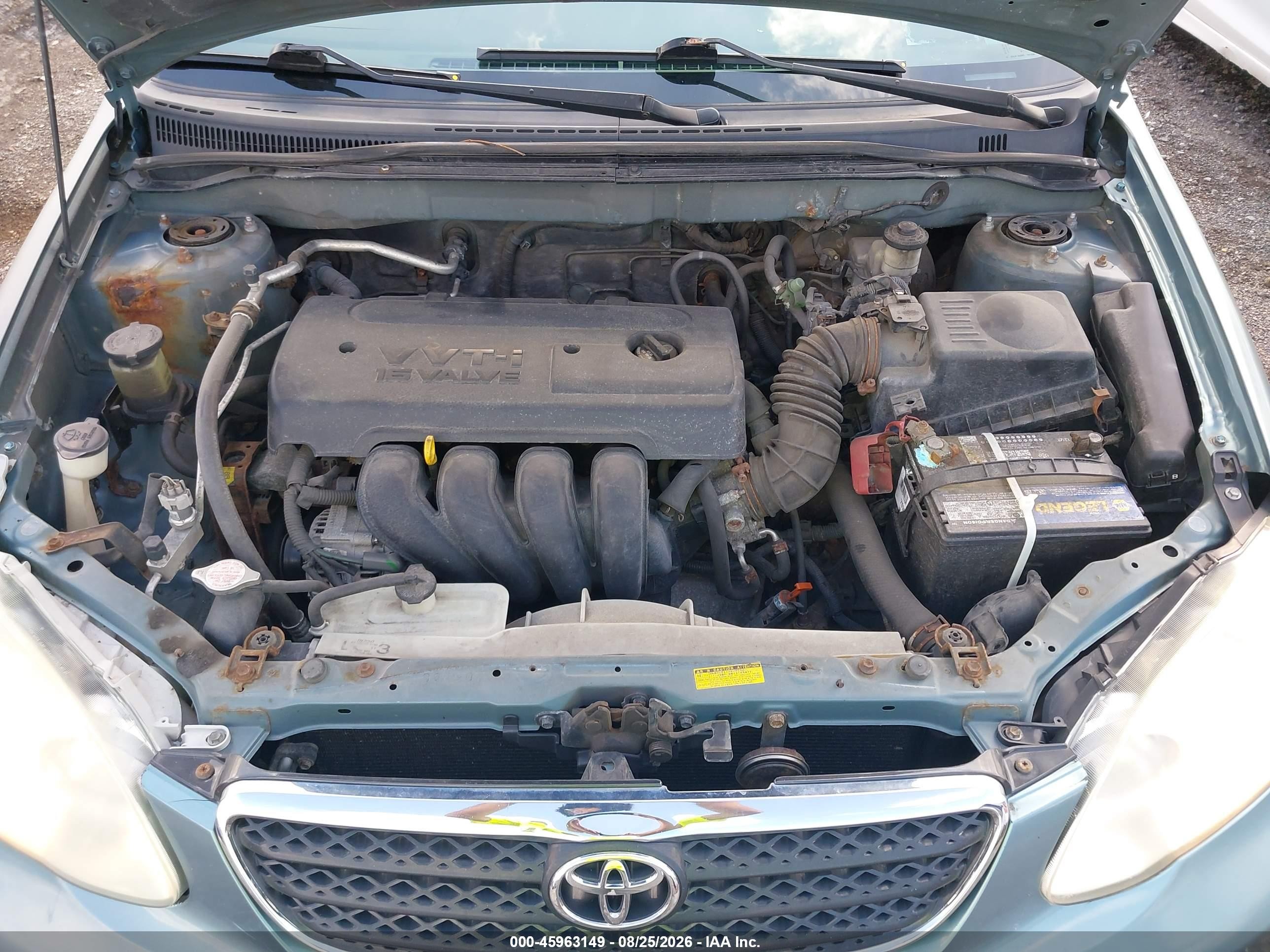 2005 Toyota Corolla Le Green vin: 1NXBR32E35Z376728