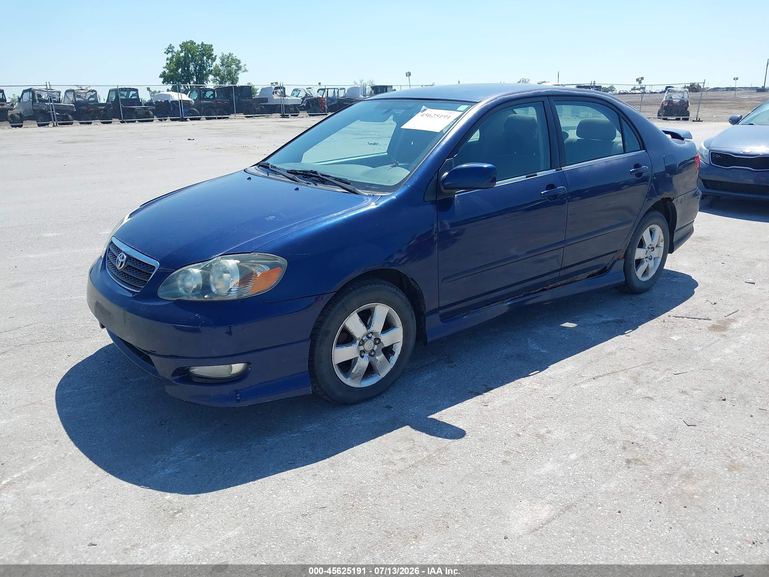 2005 Toyota Corolla S Blue vin: 1NXBR32E35Z399331