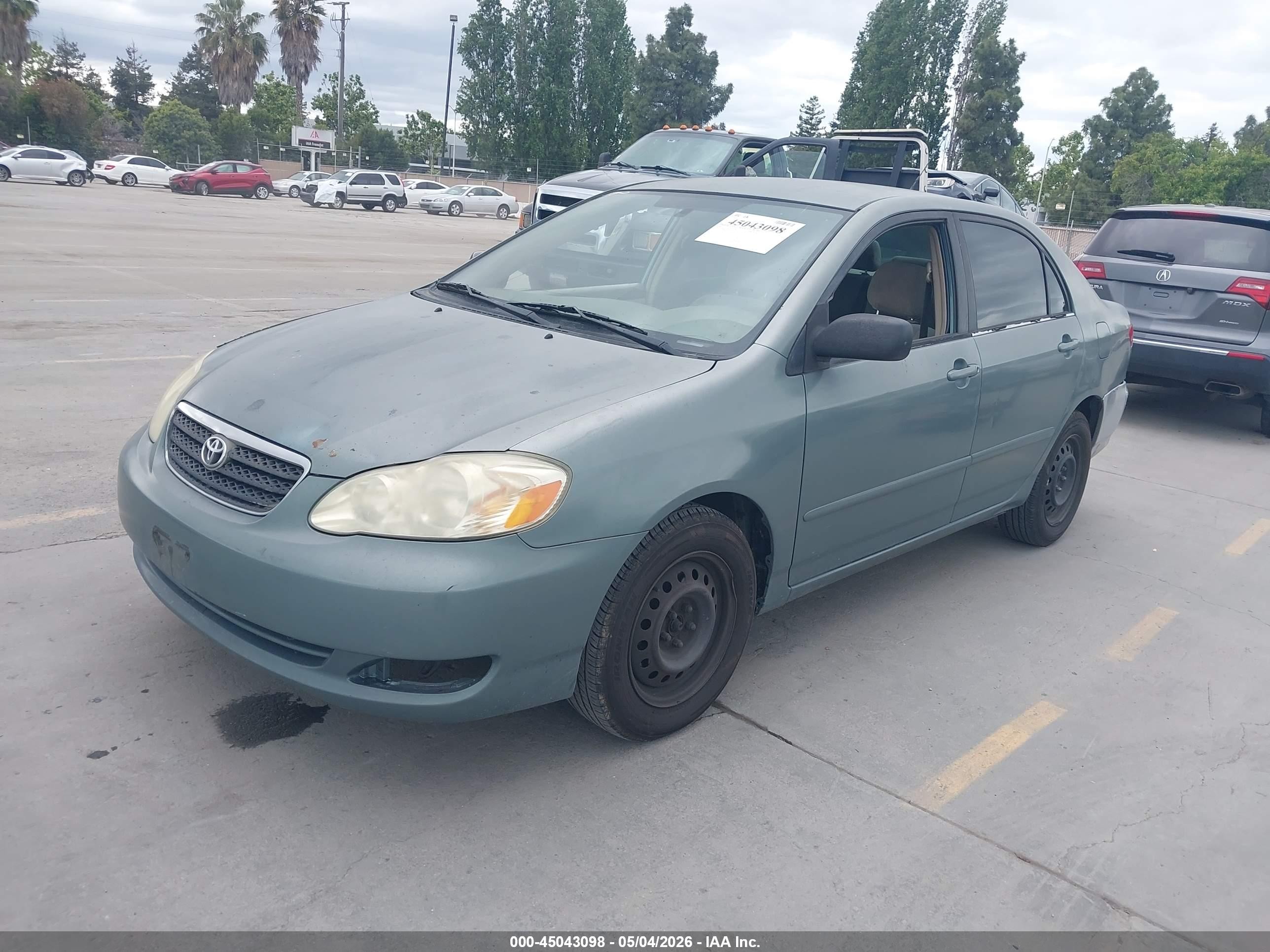 2005 Toyota Corolla Le Зеленый vin: 1NXBR32E35Z419836