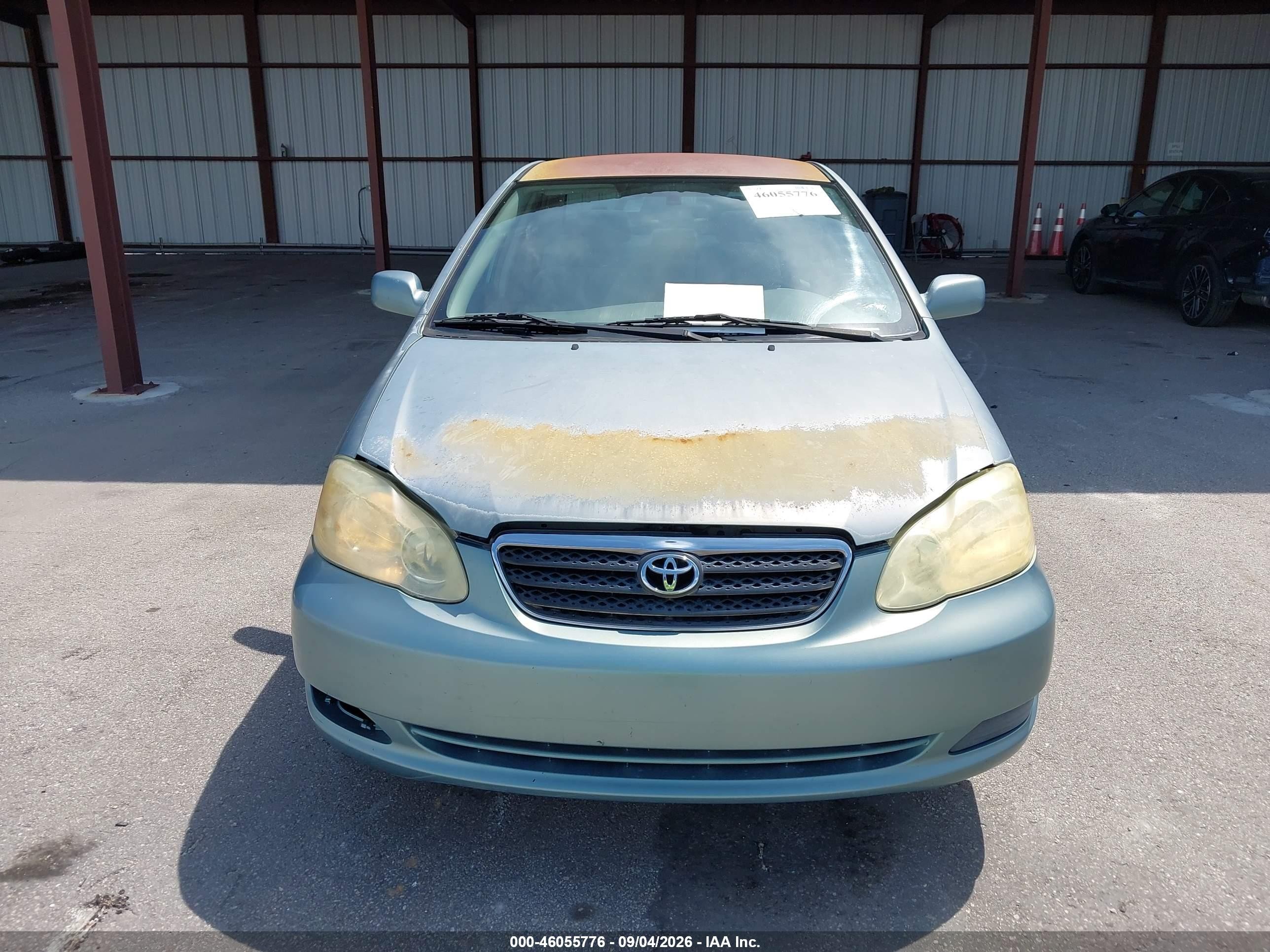2005 Toyota Corolla Le Green vin: 1NXBR32E35Z435471
