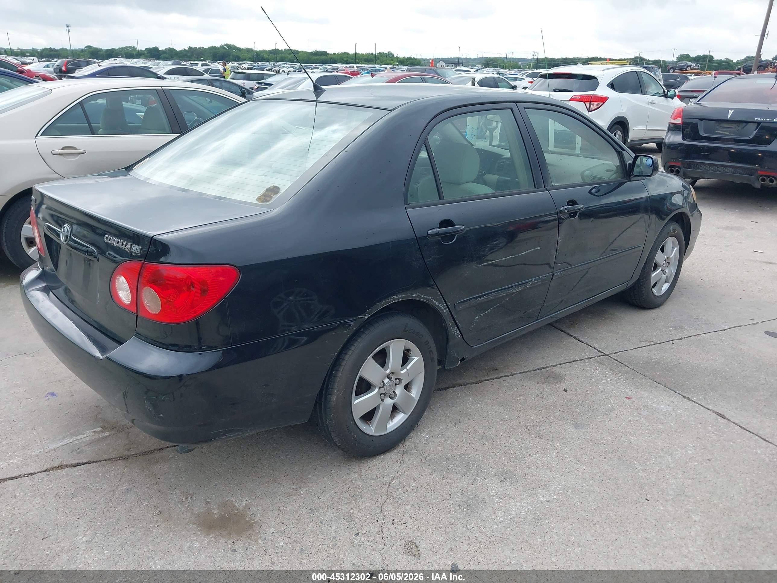 2005 Toyota Corolla Ce Черный vin: 1NXBR32E35Z484296