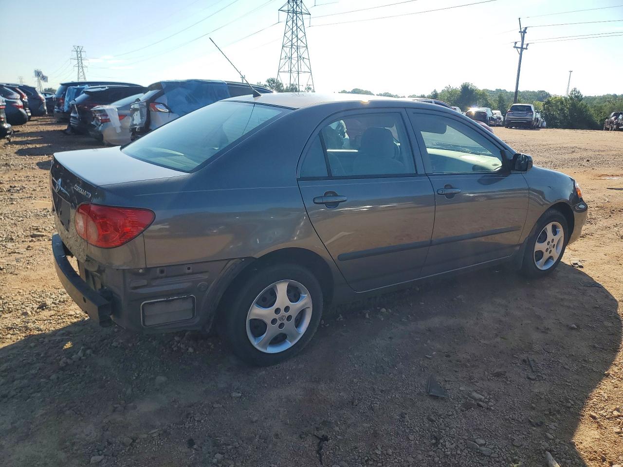 2005 Toyota Corolla Ce Gray vin: 1NXBR32E35Z523064