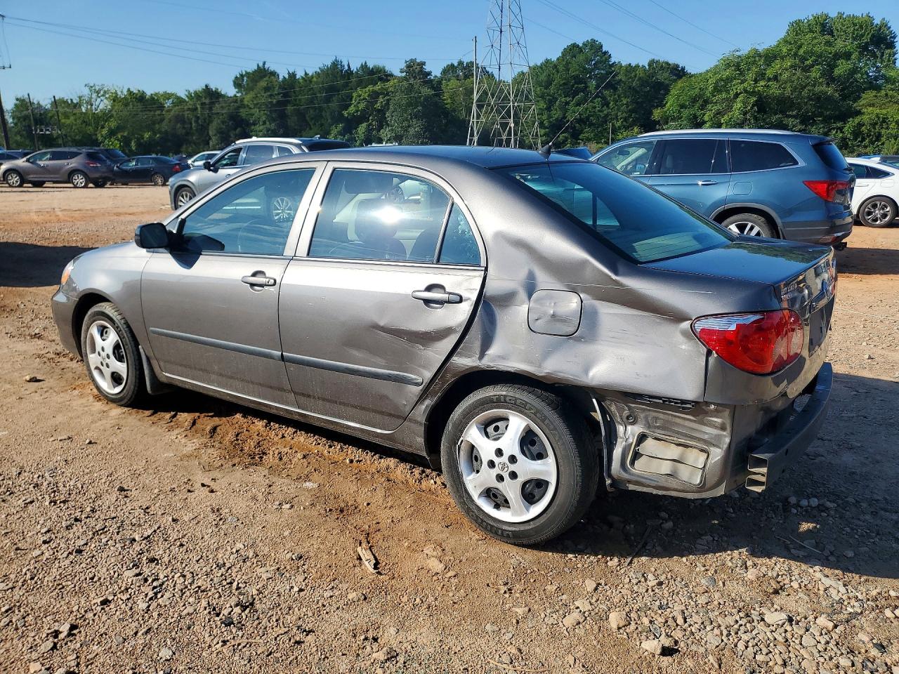 2005 Toyota Corolla Ce Gray vin: 1NXBR32E35Z523064