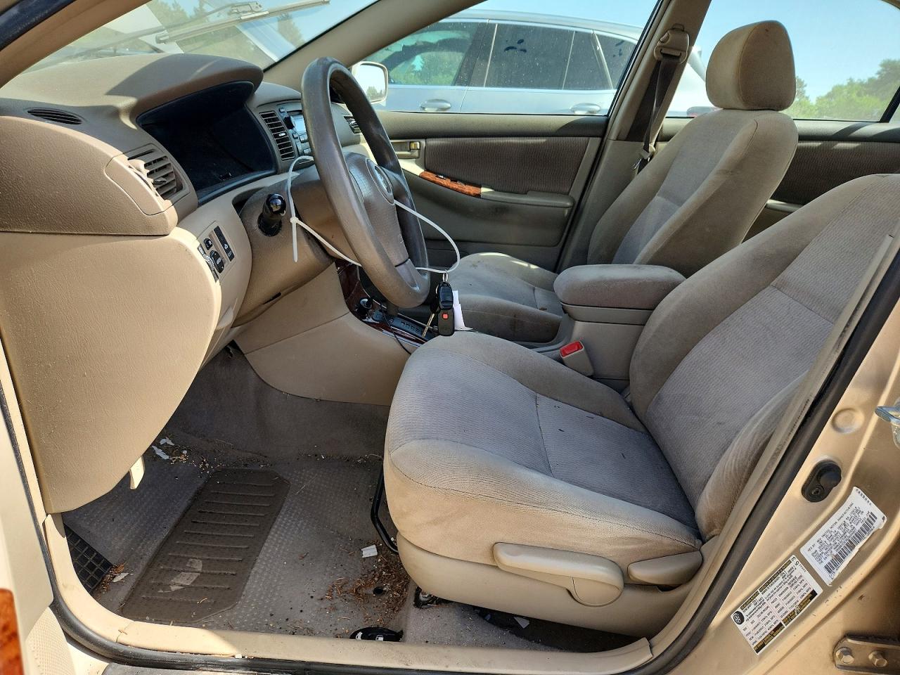 2006 Toyota Corolla Le Gold vin: 1NXBR32E36Z604907