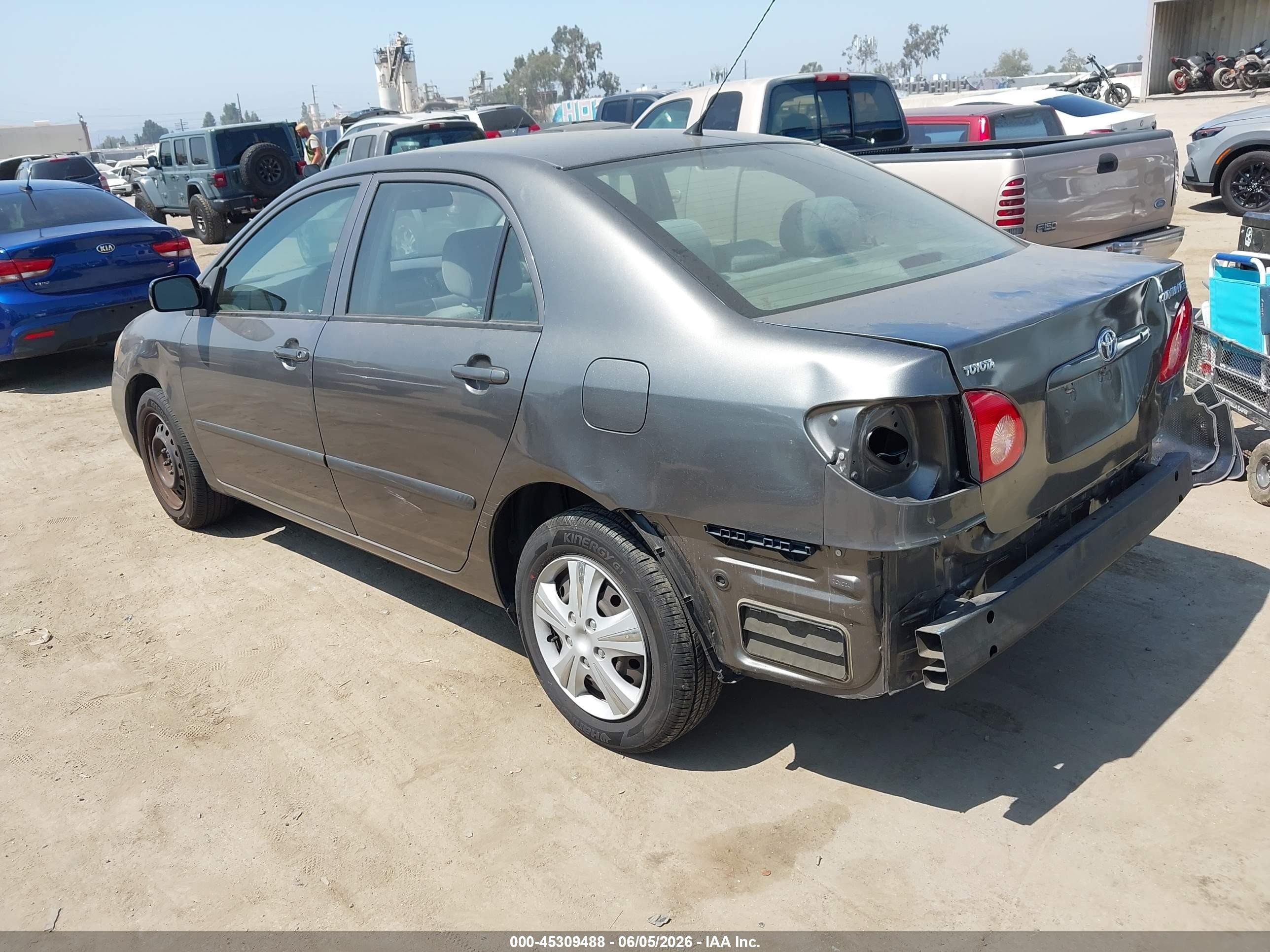 2006 Toyota Corolla Ce Серый vin: 1NXBR32E36Z625658