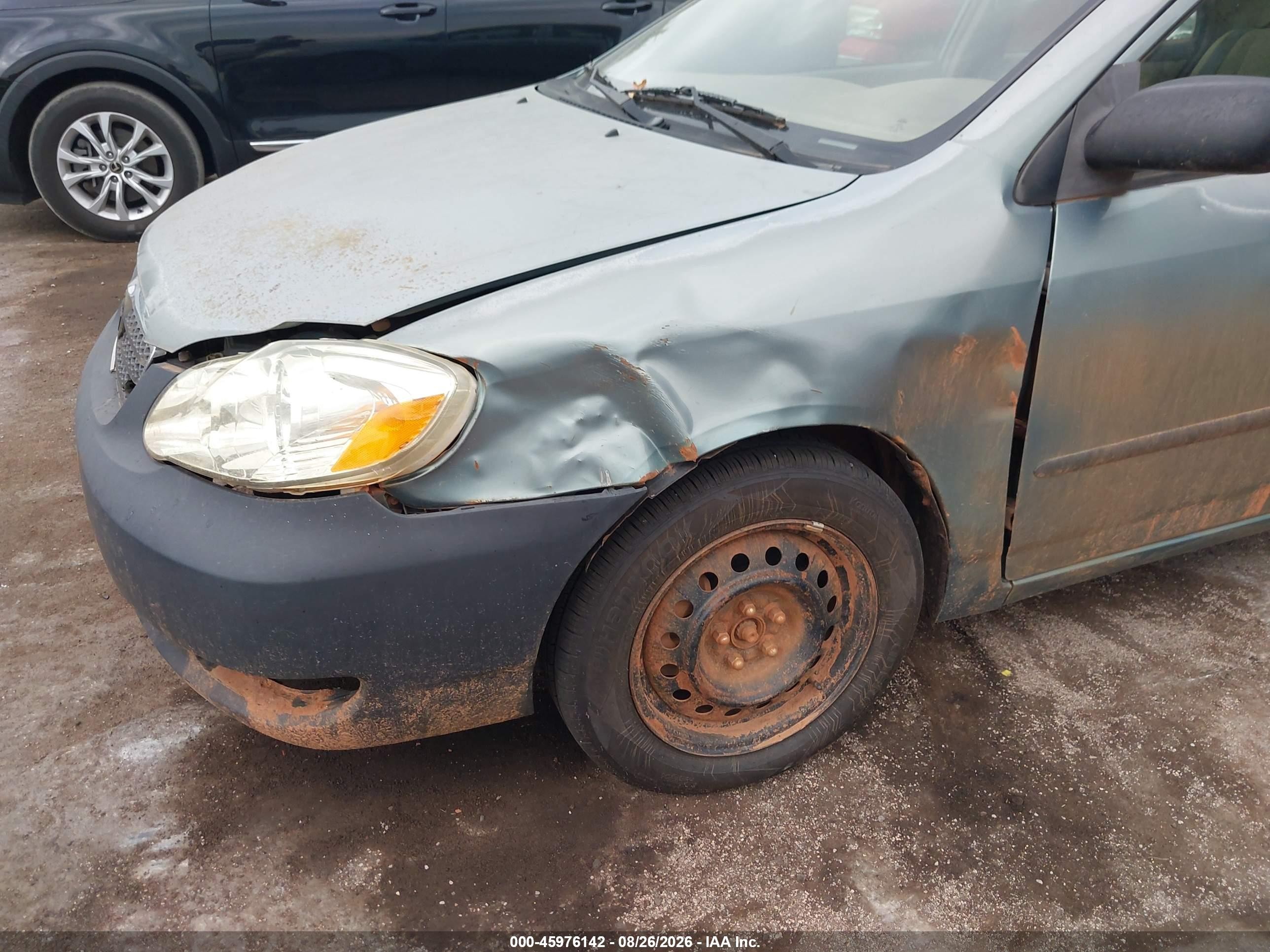 2006 Toyota Corolla Ce Turquoise vin: 1NXBR32E36Z666887