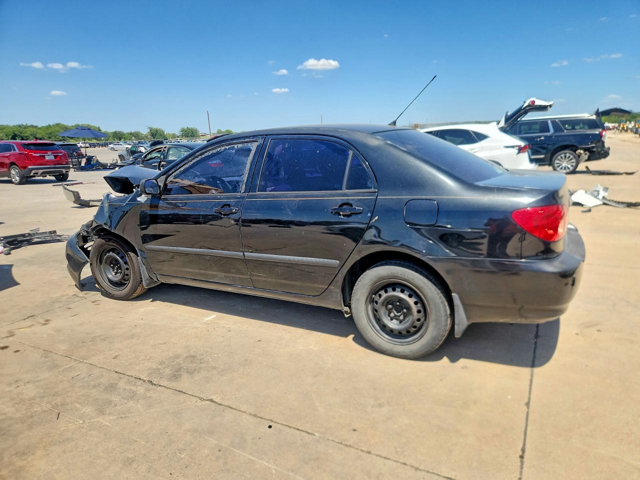 2006 Toyota Corolla Ce Black vin: 1NXBR32E36Z696357