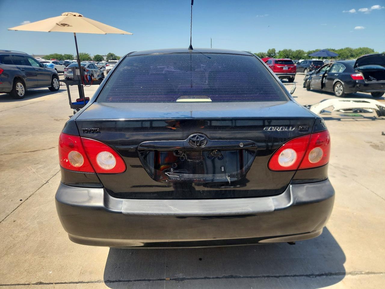 2006 Toyota Corolla Ce Black vin: 1NXBR32E36Z696357