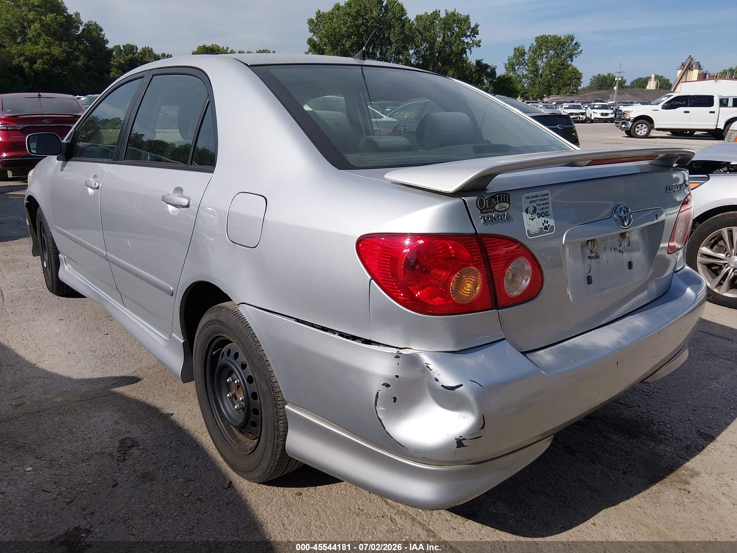 2007 Toyota Corolla S Silver vin: 1NXBR32E37Z769017