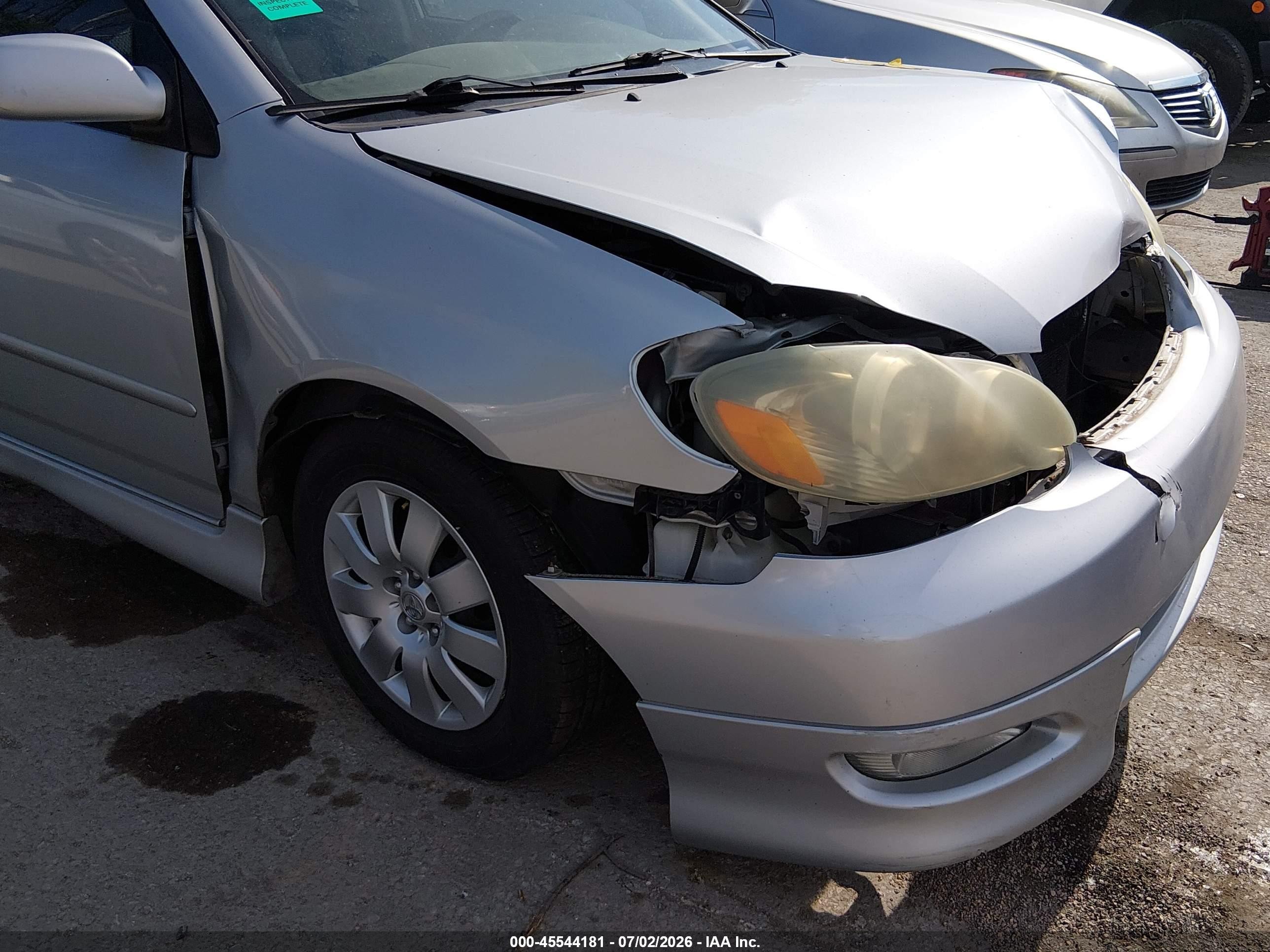 2007 Toyota Corolla S Silver vin: 1NXBR32E37Z769017