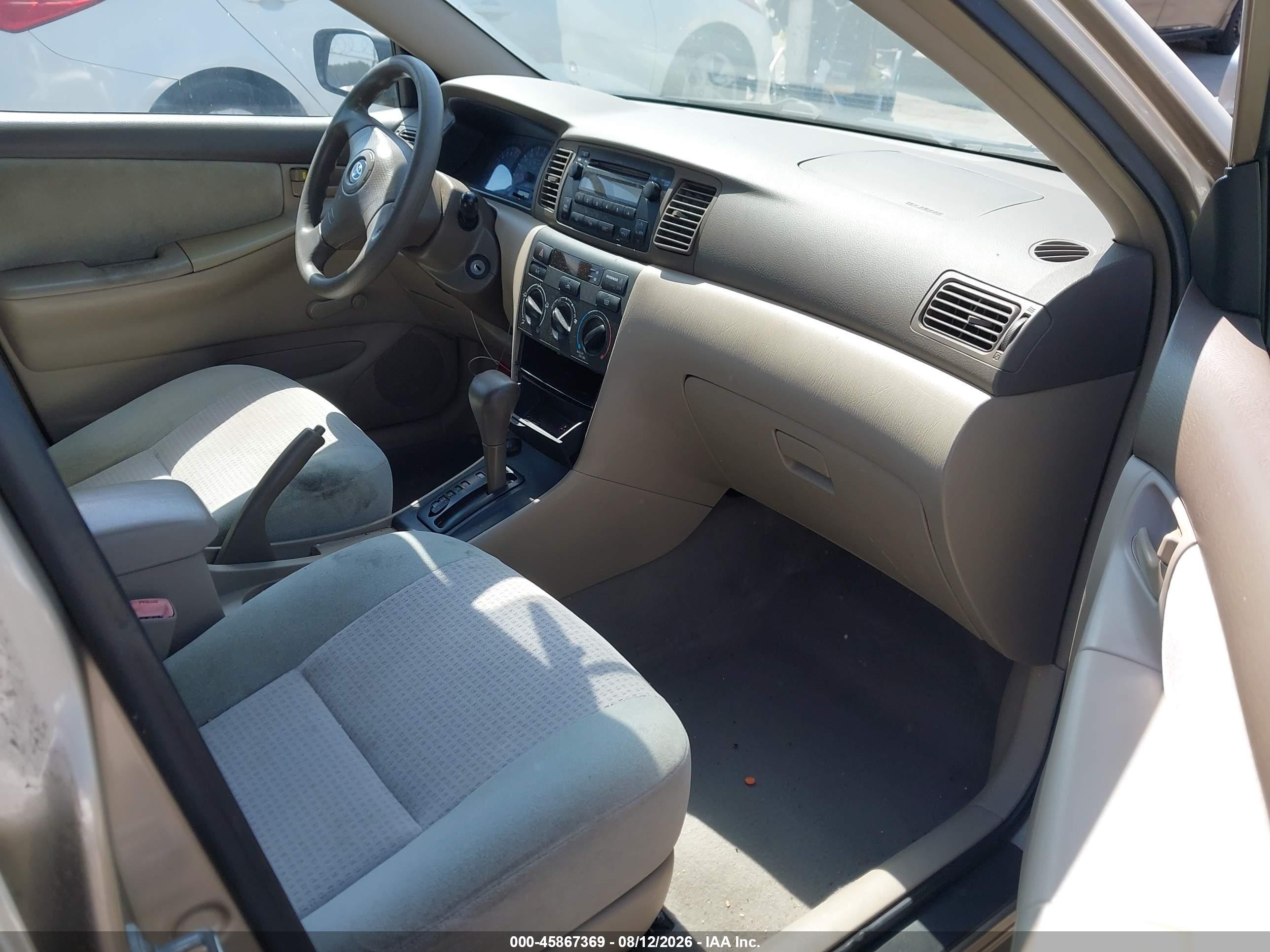 2007 Toyota Corolla Ce Gold vin: 1NXBR32E37Z774587