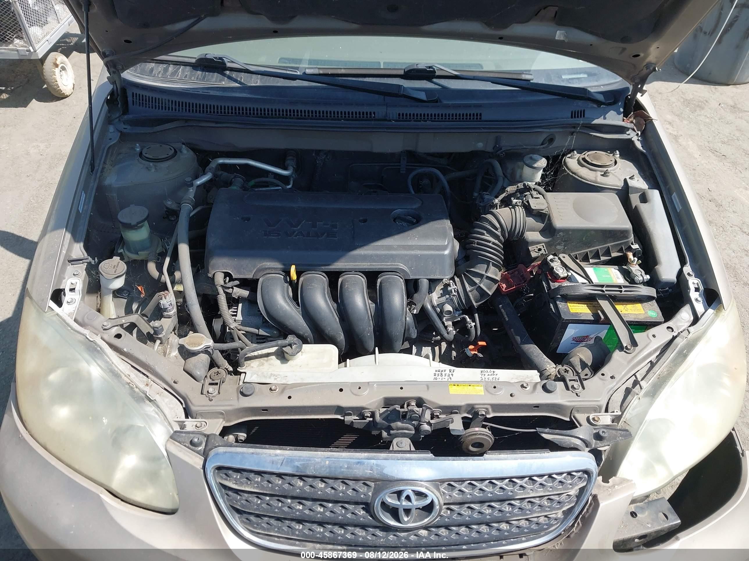 2007 Toyota Corolla Ce Gold vin: 1NXBR32E37Z774587