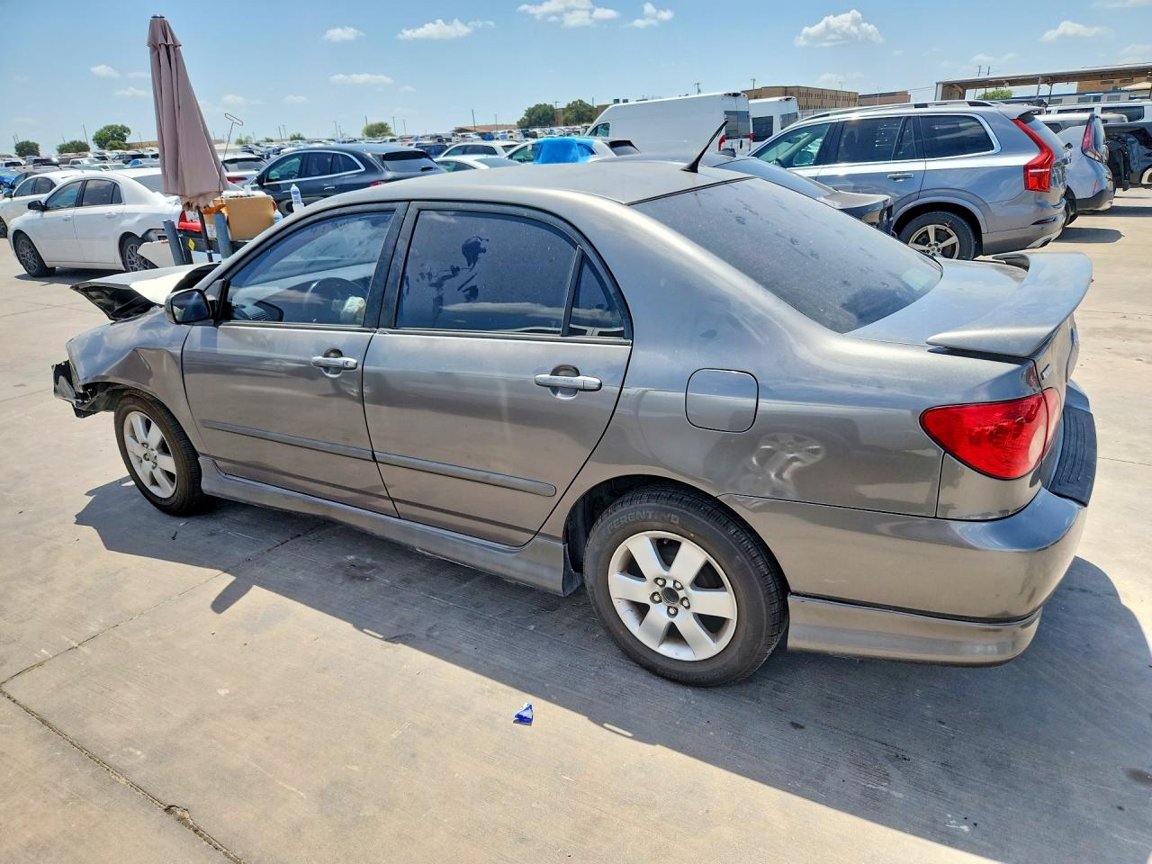 2007 Toyota Corolla S Gray vin: 1NXBR32E37Z778428