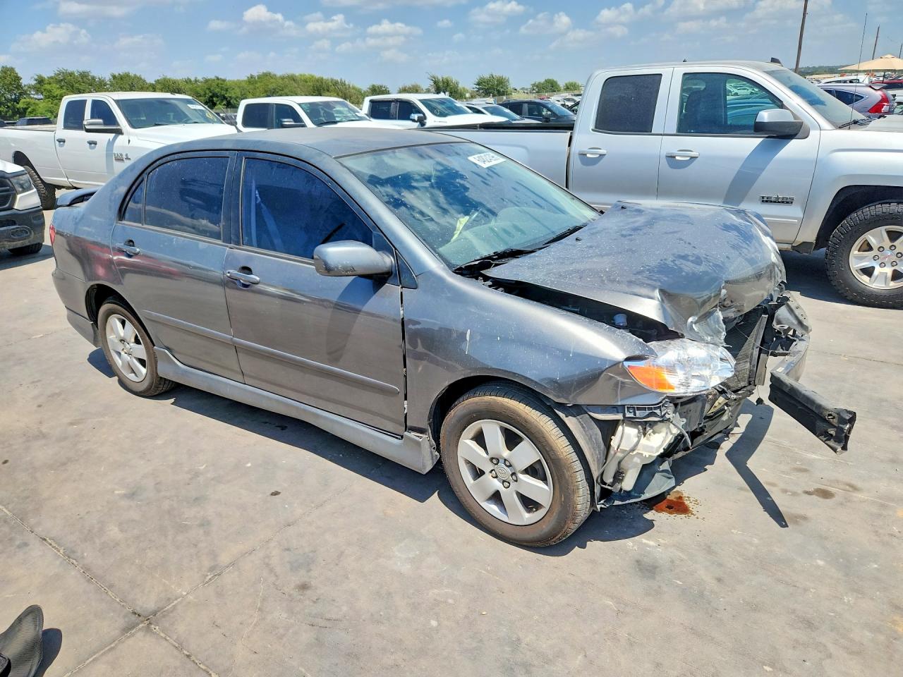 2007 Toyota Corolla S Gray vin: 1NXBR32E37Z778428