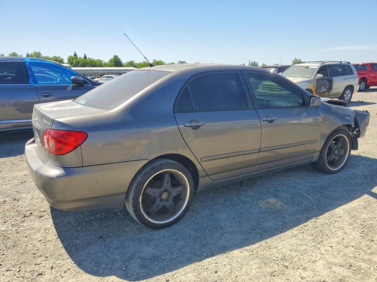 2007 Toyota Corolla Le Gray vin: 1NXBR32E37Z846226