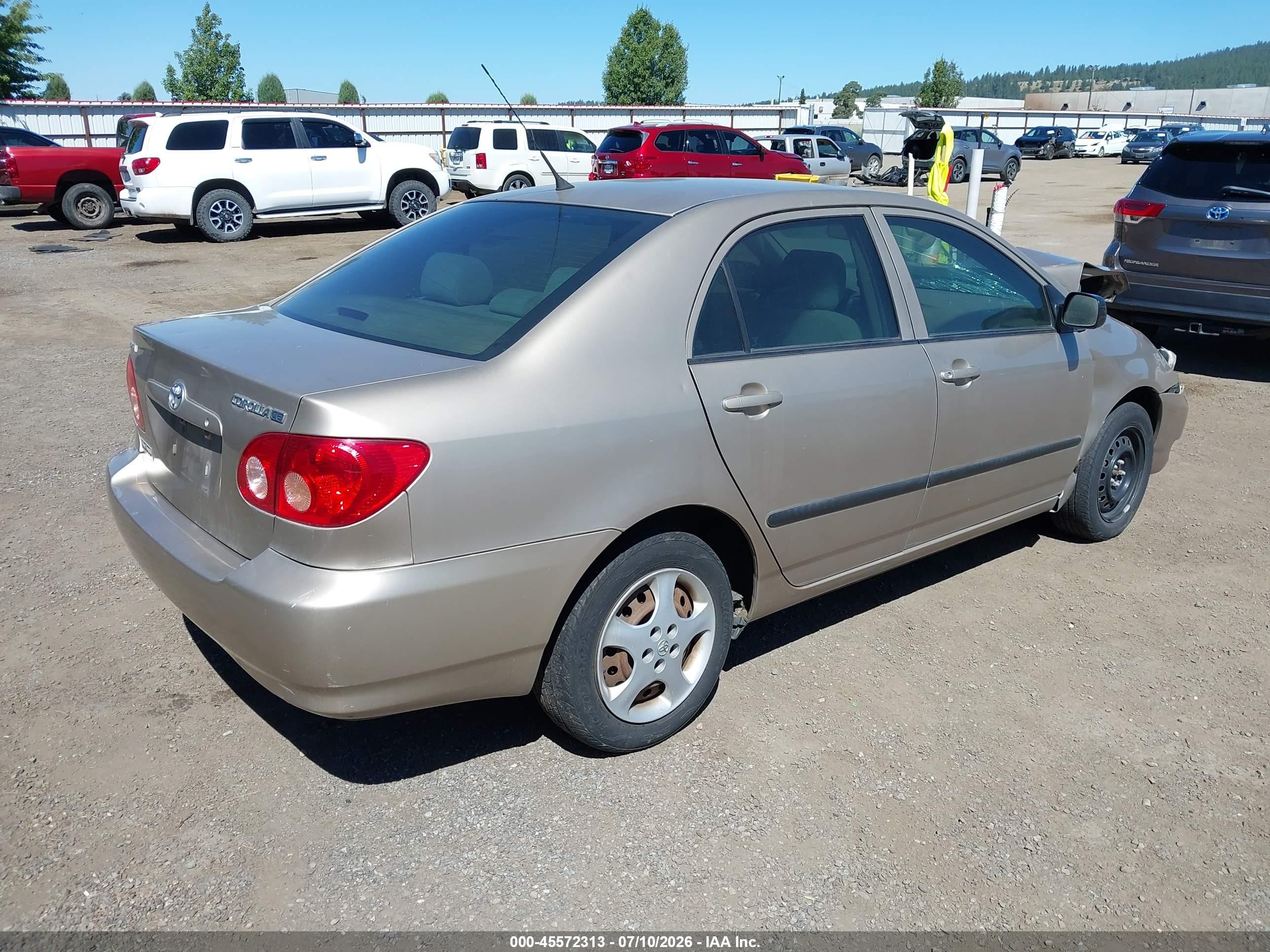 2007 Toyota Corolla Ce Brown vin: 1NXBR32E37Z880666