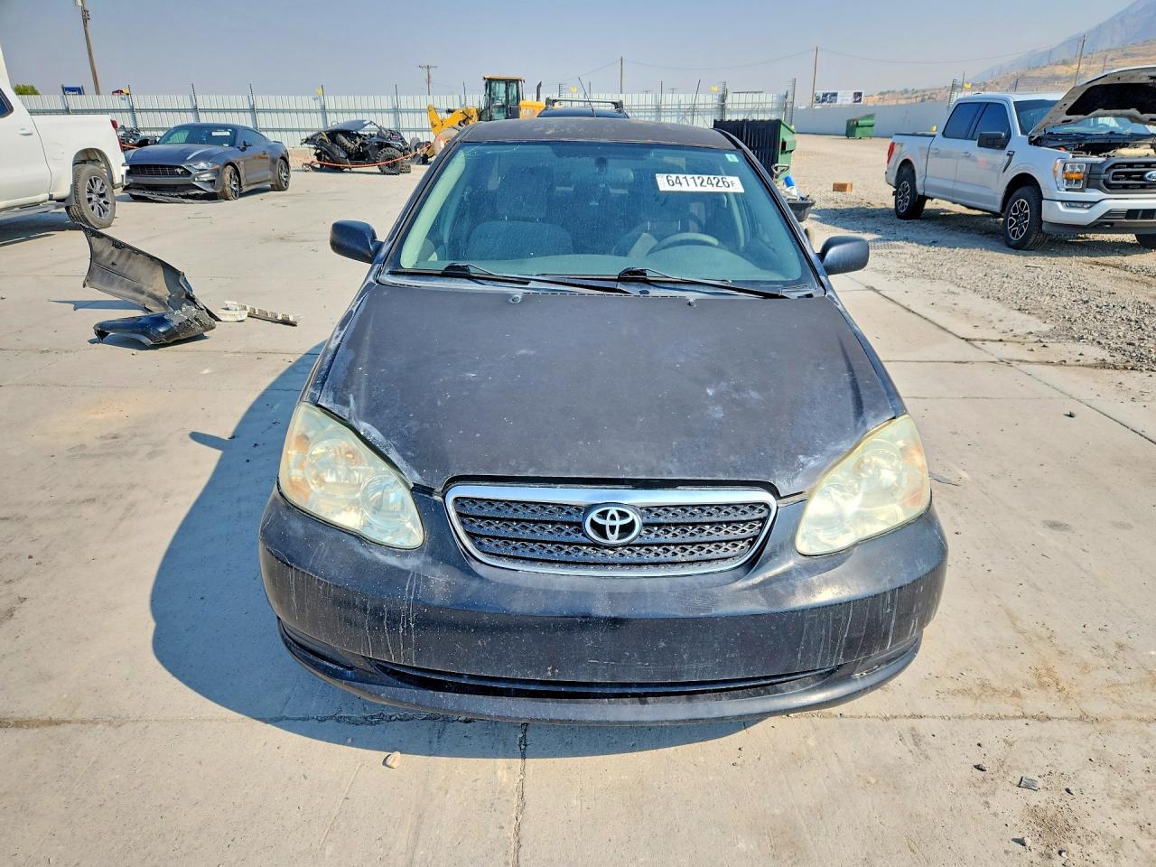 2007 Toyota Corolla Black vin: 1NXBR32E37Z925220
