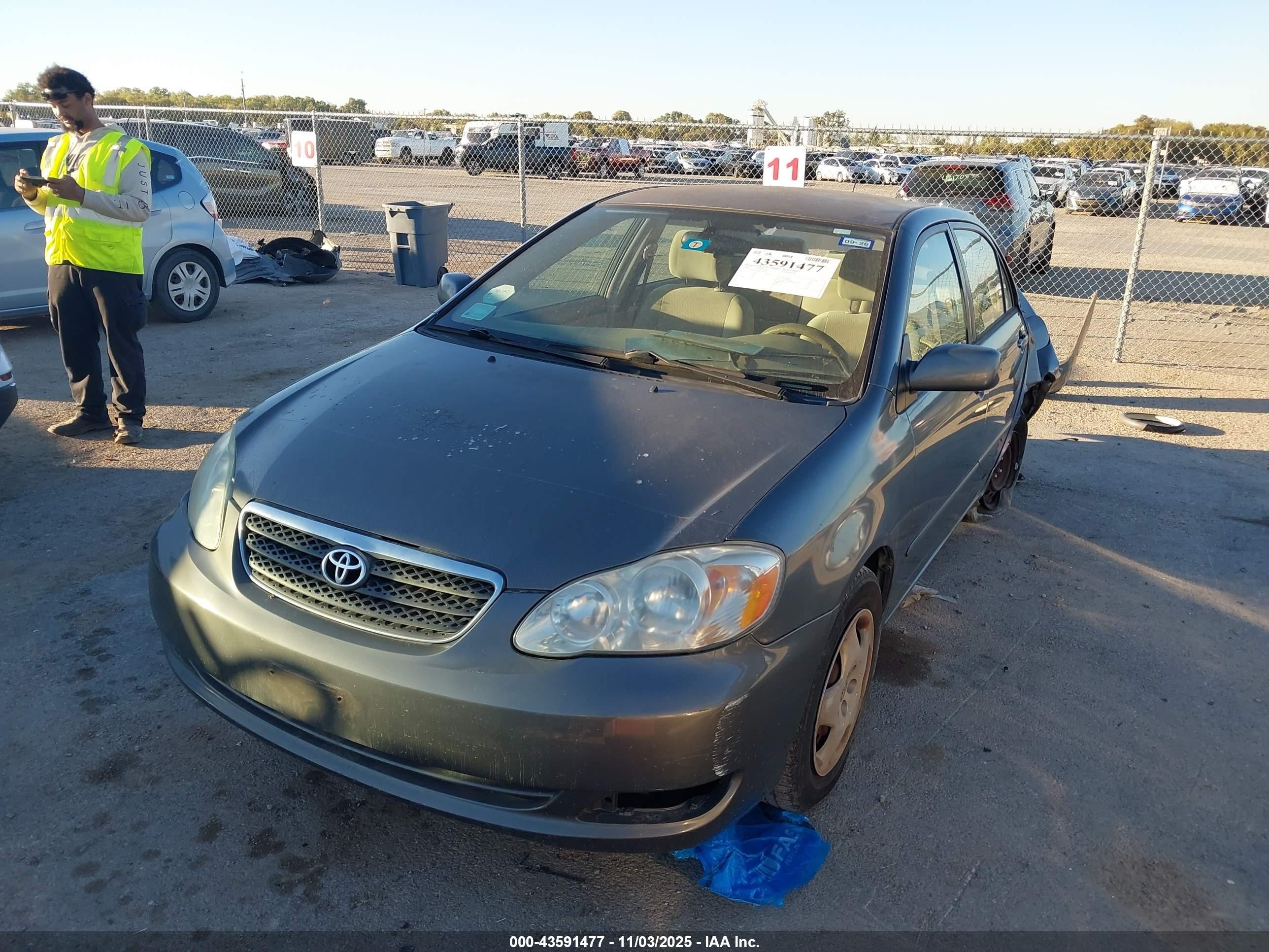 2008 Toyota Corolla Le Серый vin: 1NXBR32E38Z951690
