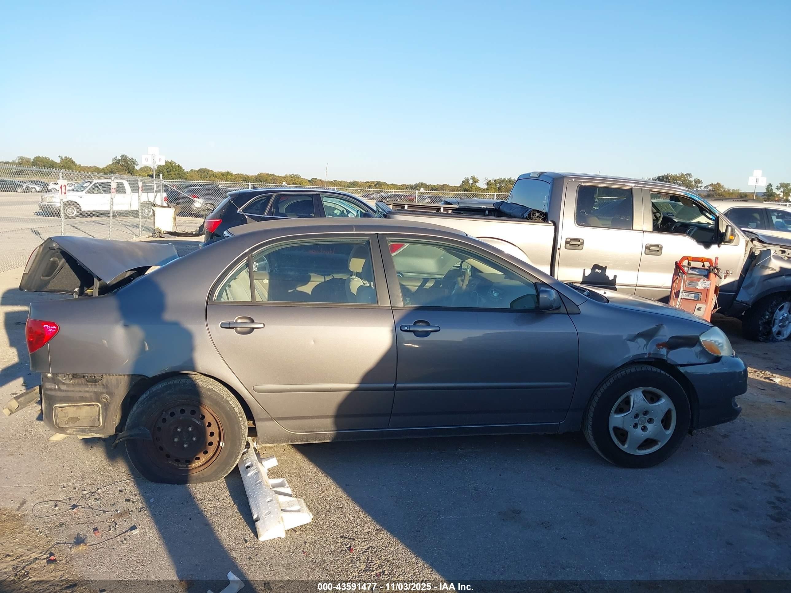 2008 Toyota Corolla Le Серый vin: 1NXBR32E38Z951690
